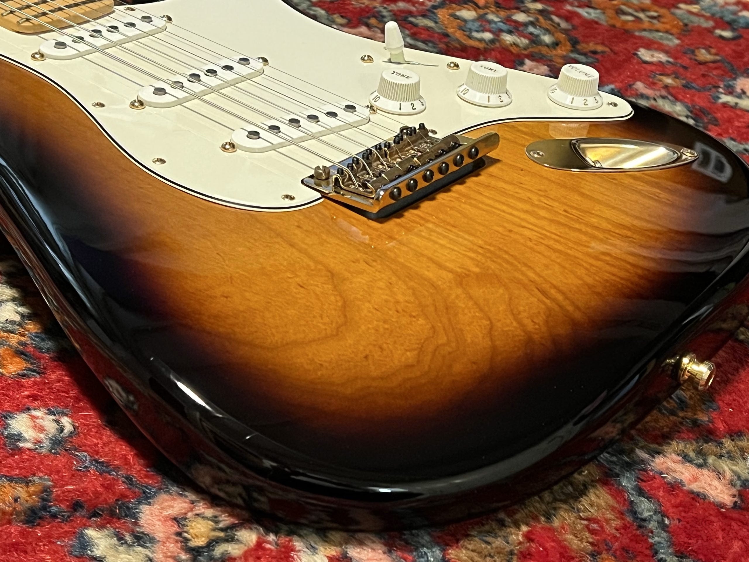 SOLD - 2014 Fender 60th Anniversary Commemorative American Standard Stratocaster Two Tone Sunburst