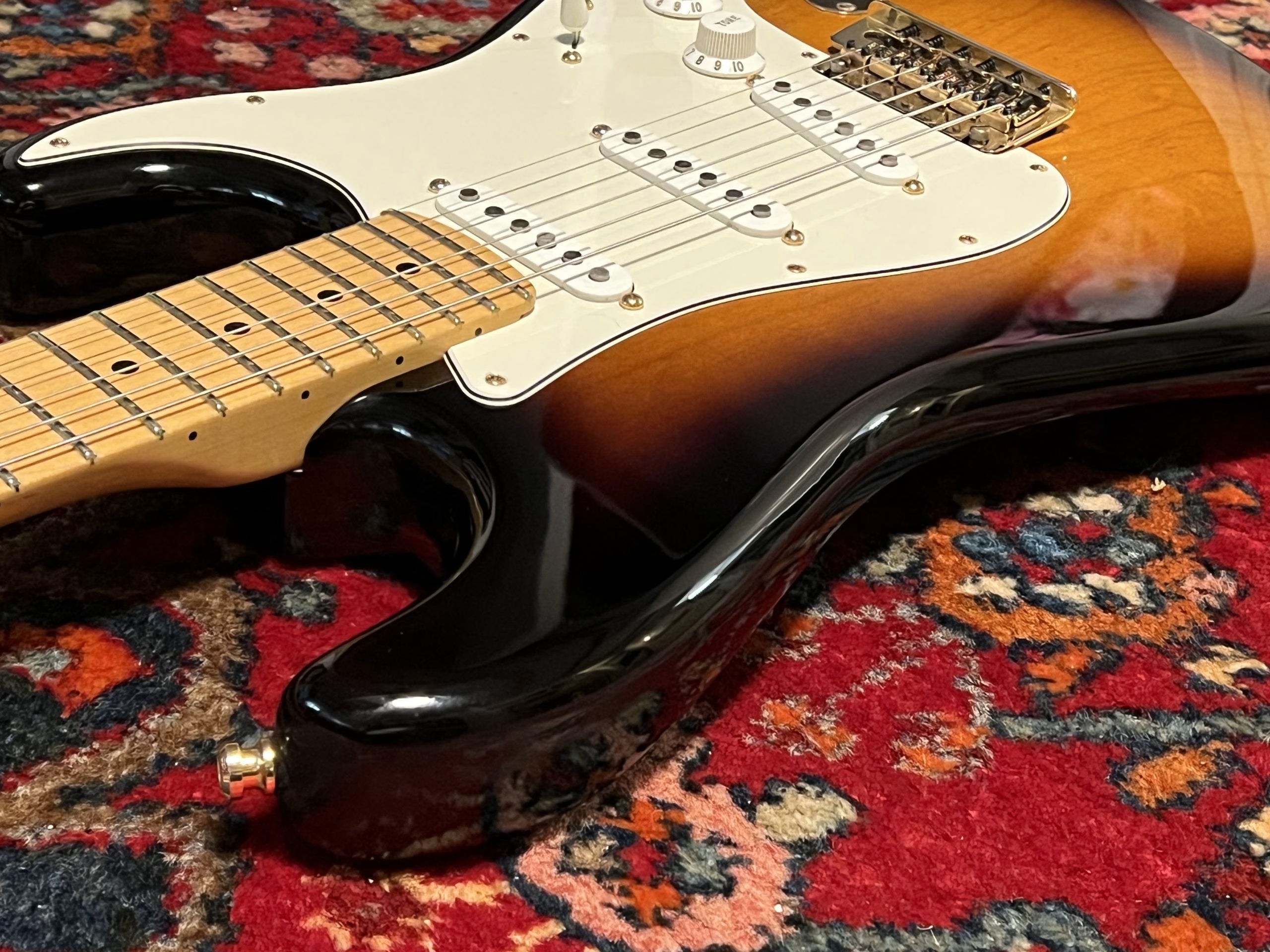 SOLD - 2014 Fender 60th Anniversary Commemorative American Standard Stratocaster Two Tone Sunburst