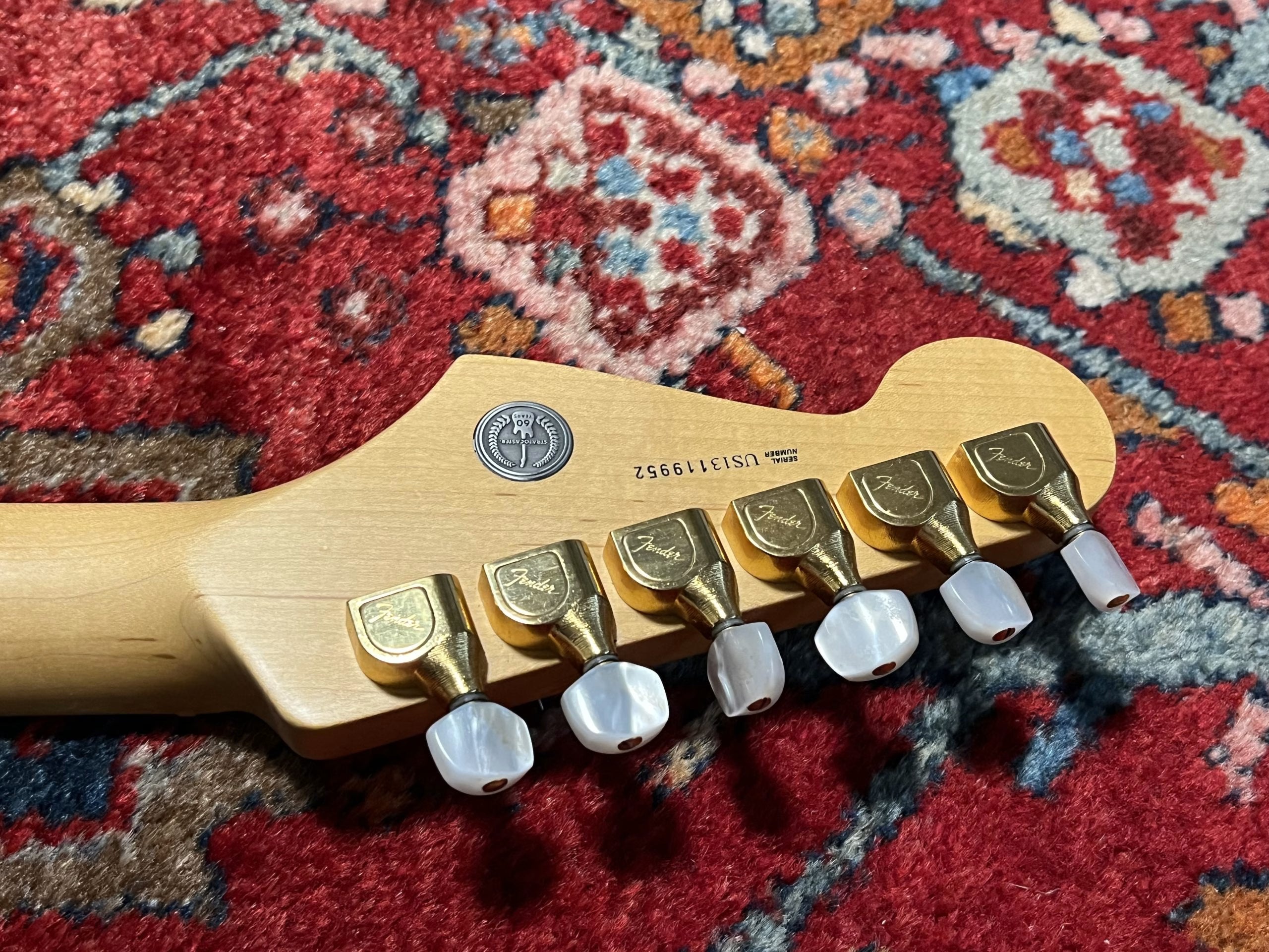 SOLD - 2014 Fender 60th Anniversary Commemorative American Standard Stratocaster Two Tone Sunburst