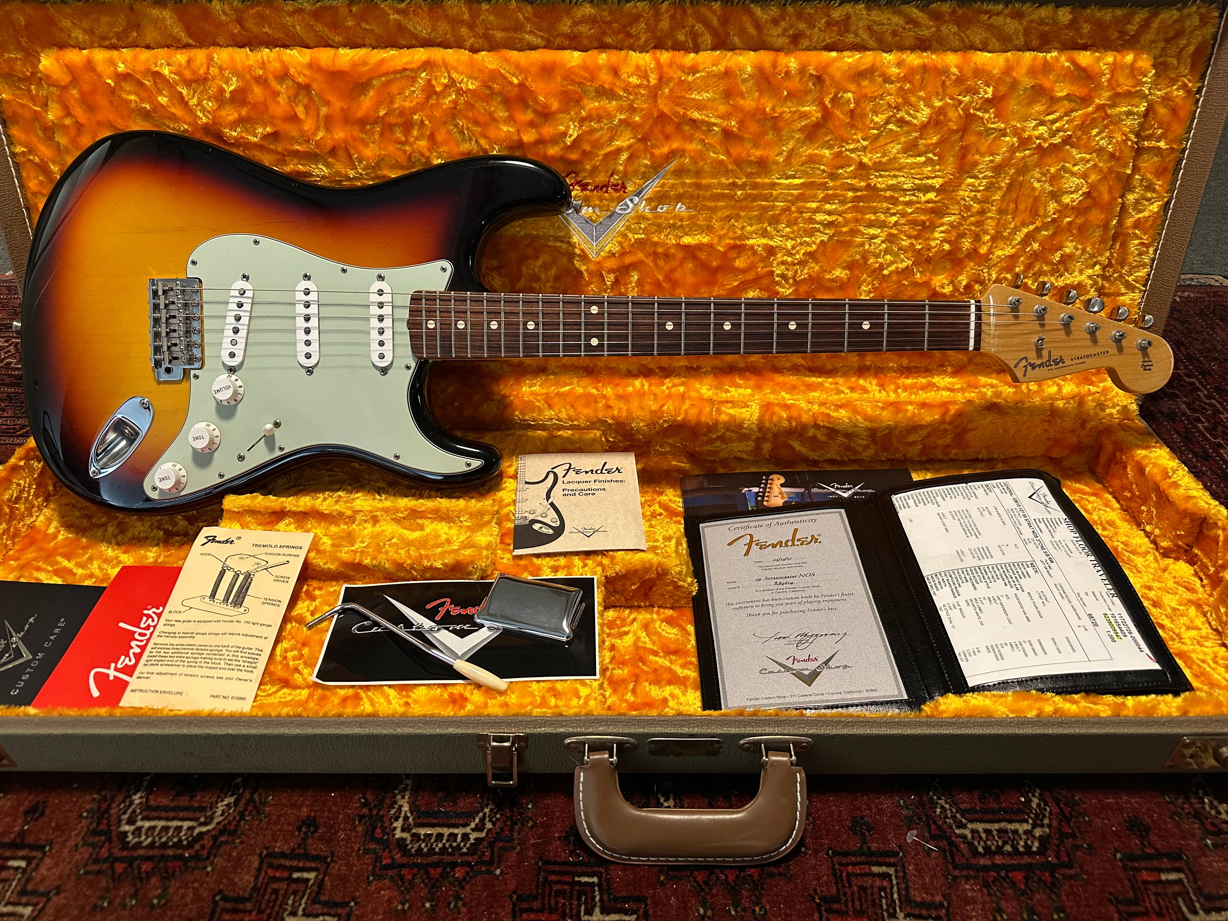 Fender Custom Shop '59 NOS Stratocaster 2017 Sunburst