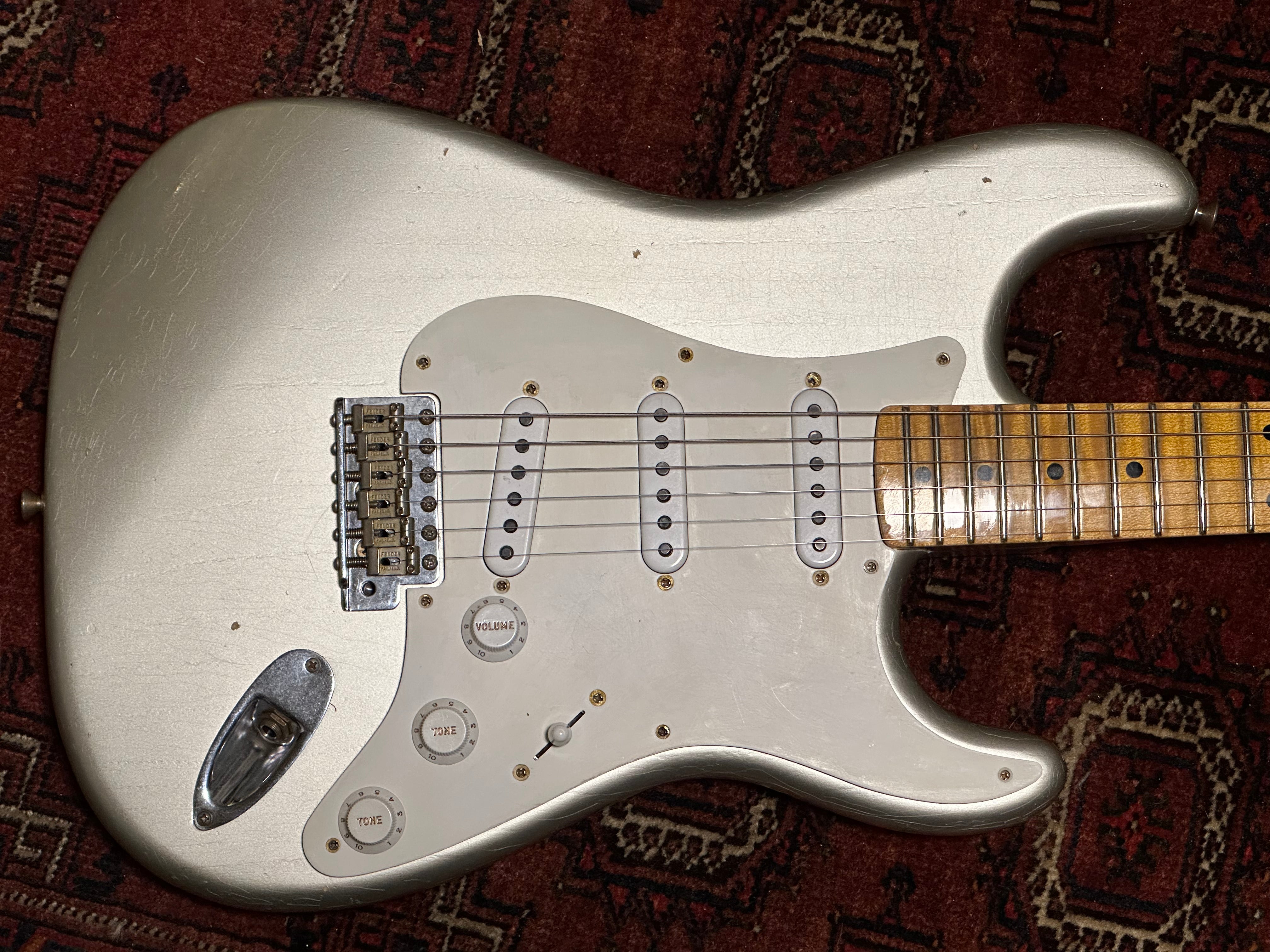 Fender Custom Shop '55 NAMM LTD Relic Stratocaster 2020 Inca Silver