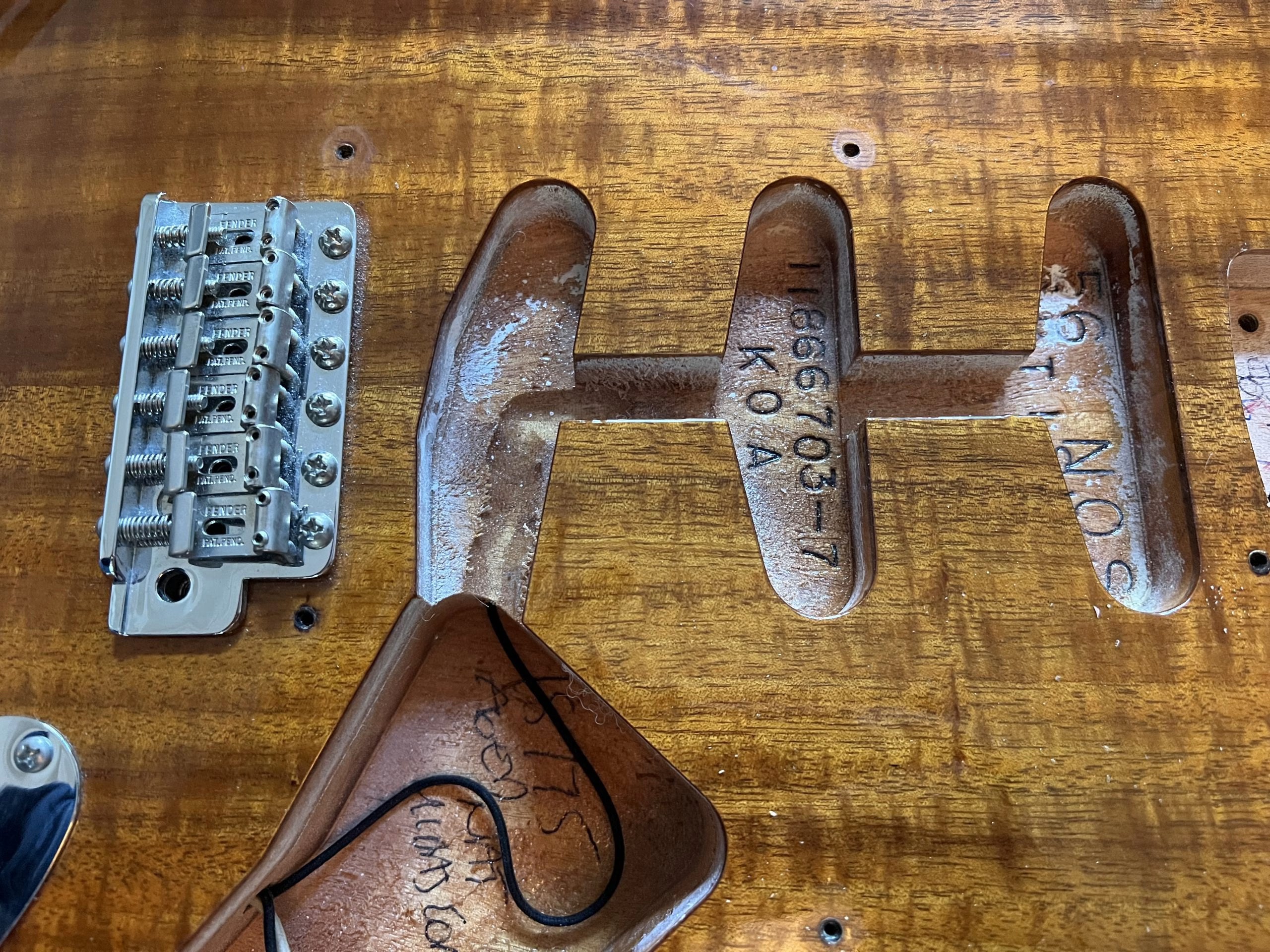 SOLD - 2019 Fender Custom Shop Artisan Koa Stratocaster