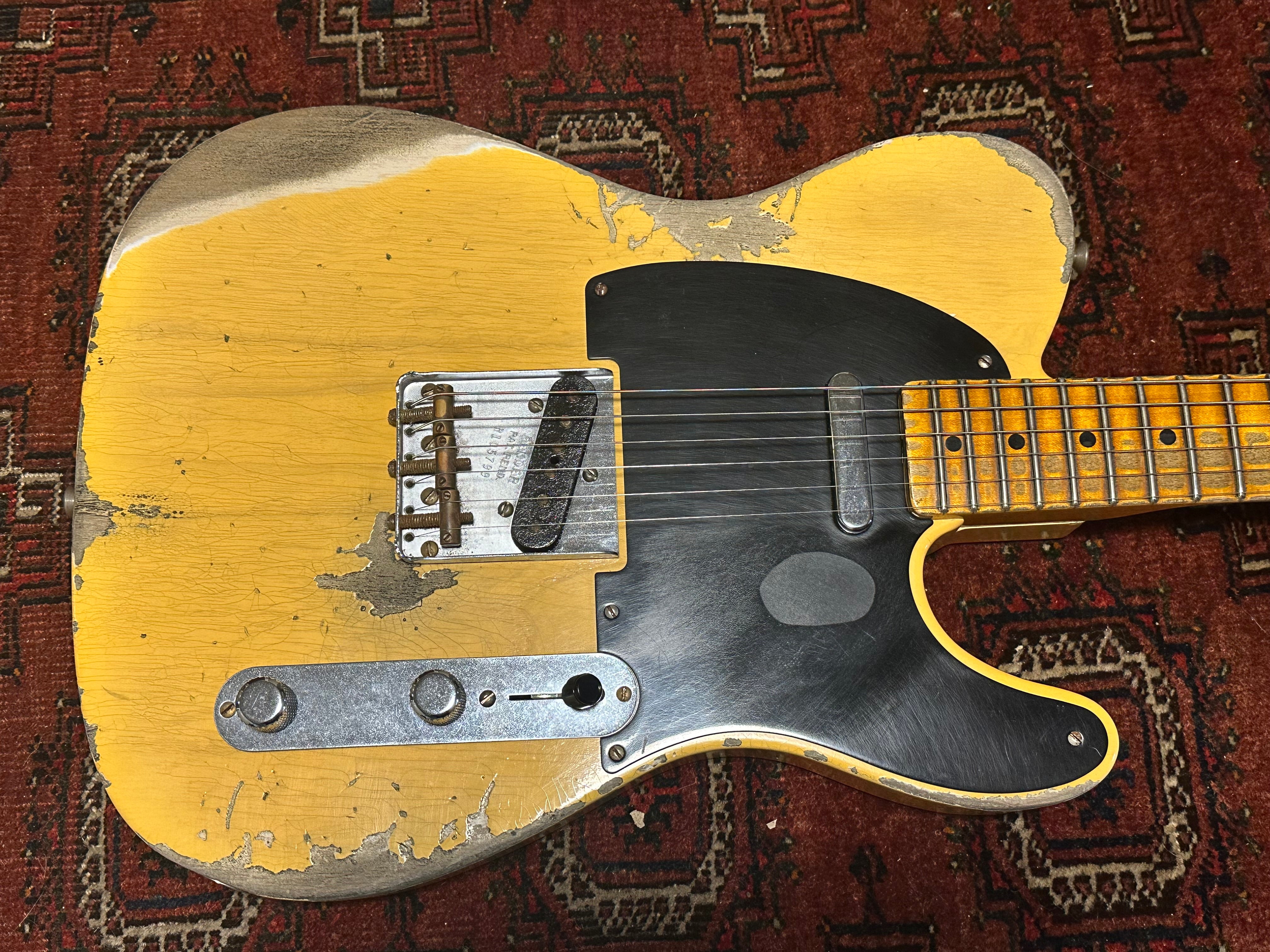 Reserved - Fender Custom Shop '50 LTD 70th Anniversary Heavy Relic Broadcaster 2020 Nocaster Blonde