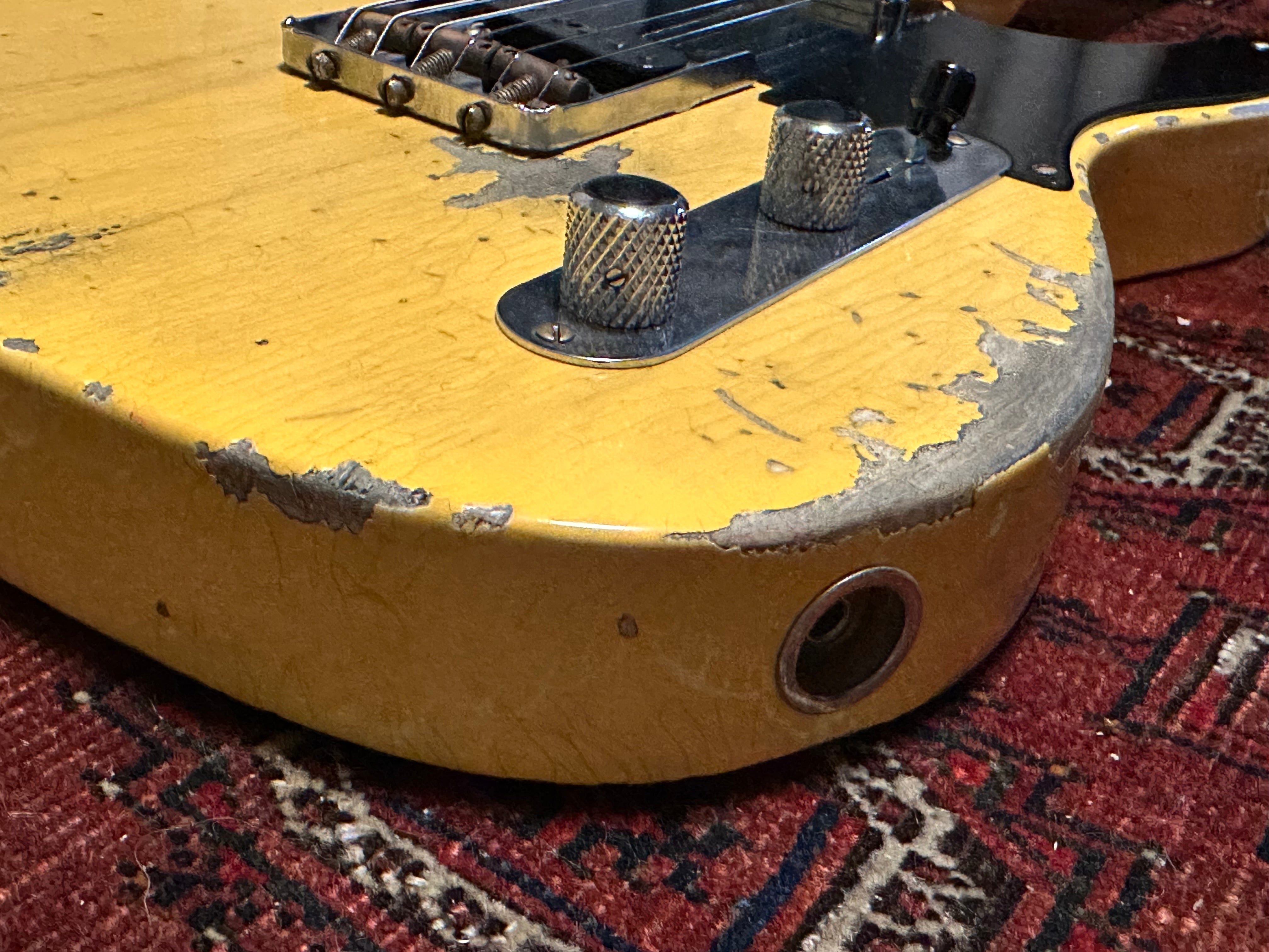 Reserved - Fender Custom Shop '50 LTD 70th Anniversary Heavy Relic Broadcaster 2020 Nocaster Blonde