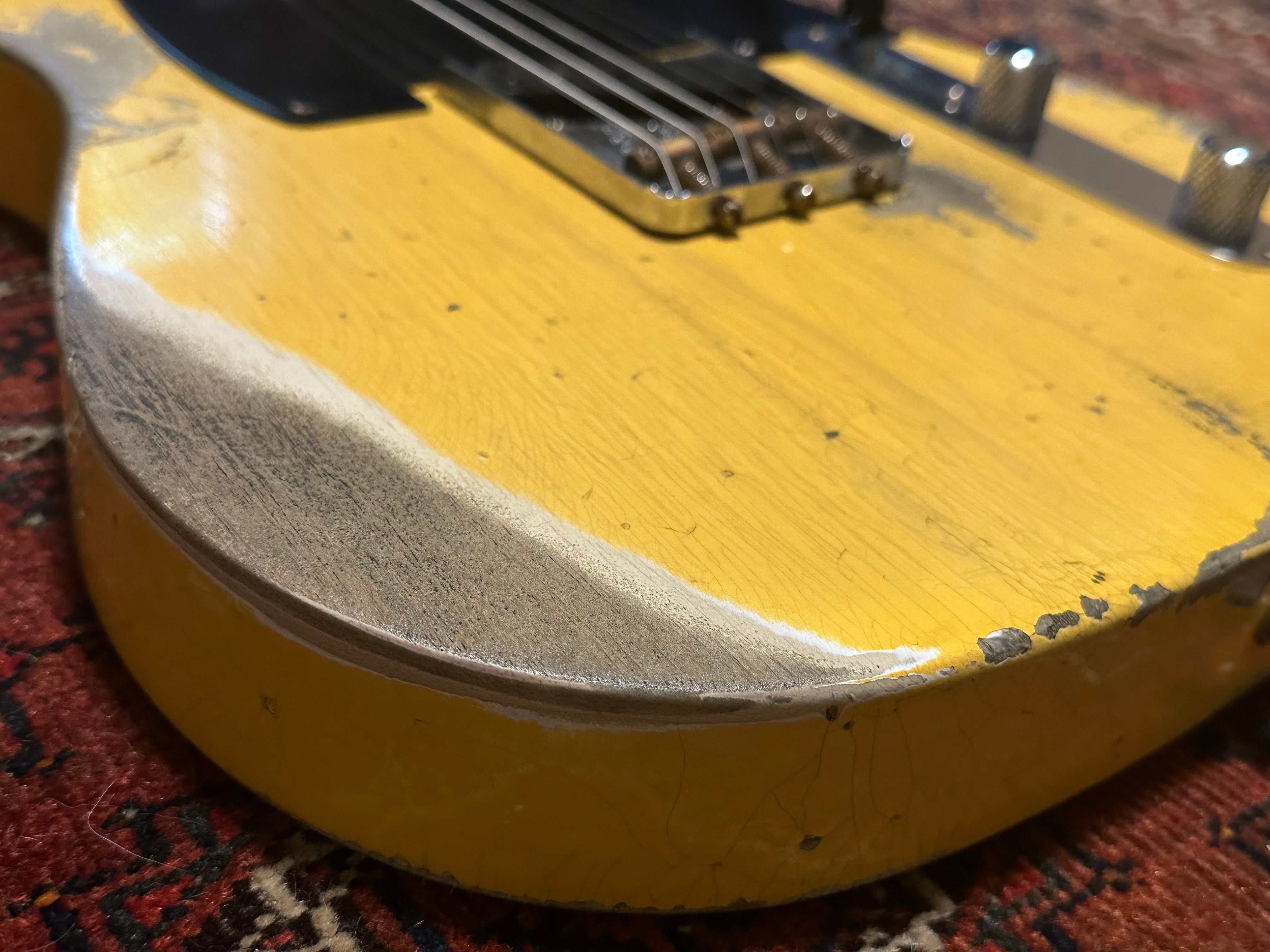 Reserved - Fender Custom Shop '50 LTD 70th Anniversary Heavy Relic Broadcaster 2020 Nocaster Blonde