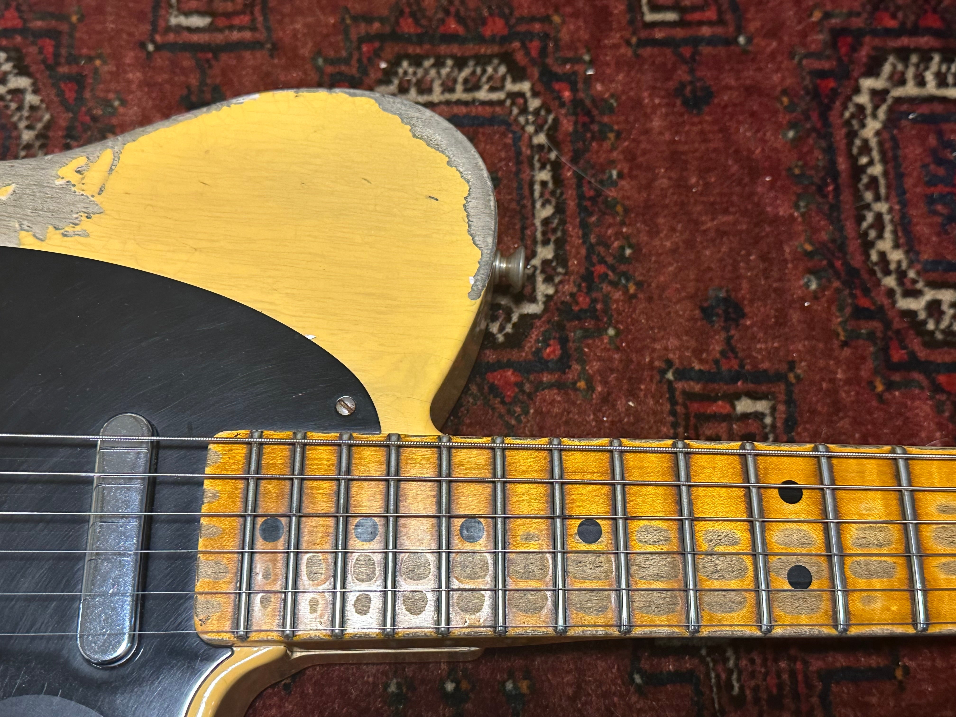 Reserved - Fender Custom Shop '50 LTD 70th Anniversary Heavy Relic Broadcaster 2020 Nocaster Blonde