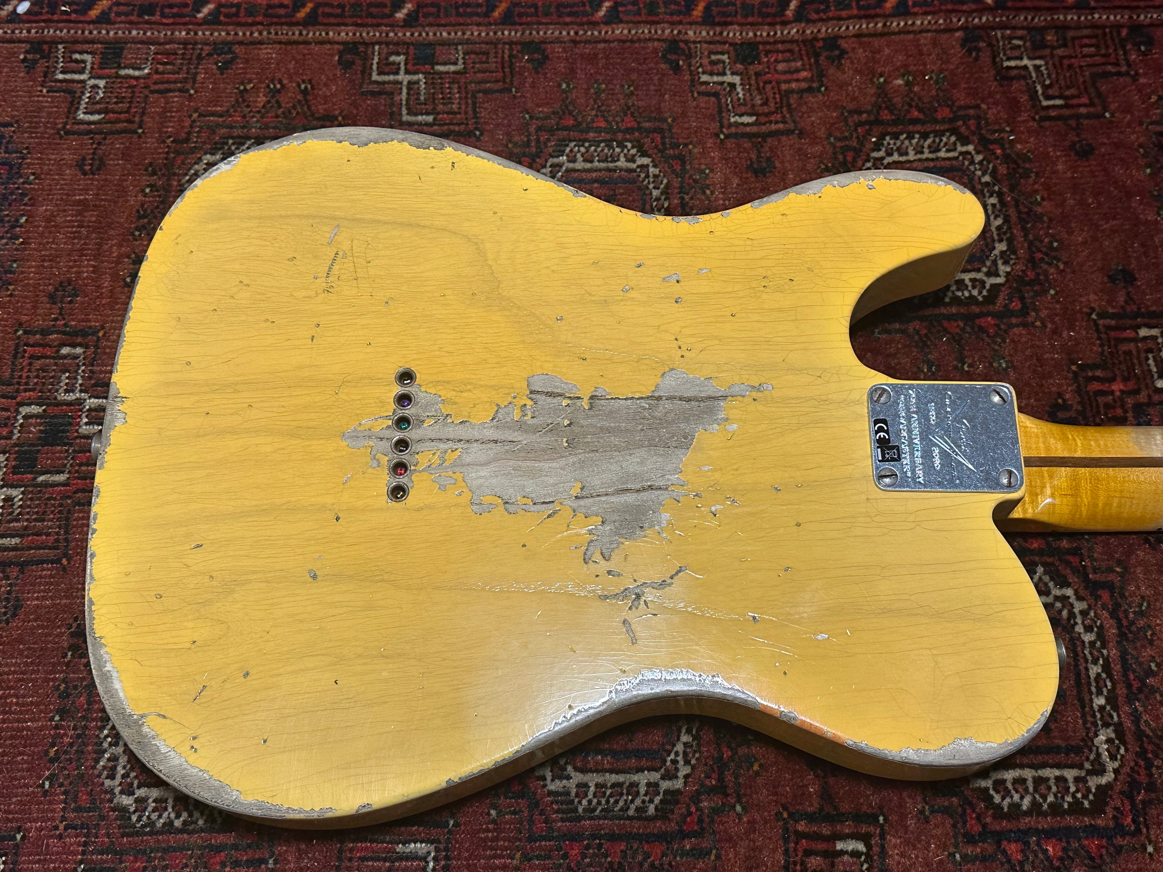 Reserved - Fender Custom Shop '50 LTD 70th Anniversary Heavy Relic Broadcaster 2020 Nocaster Blonde