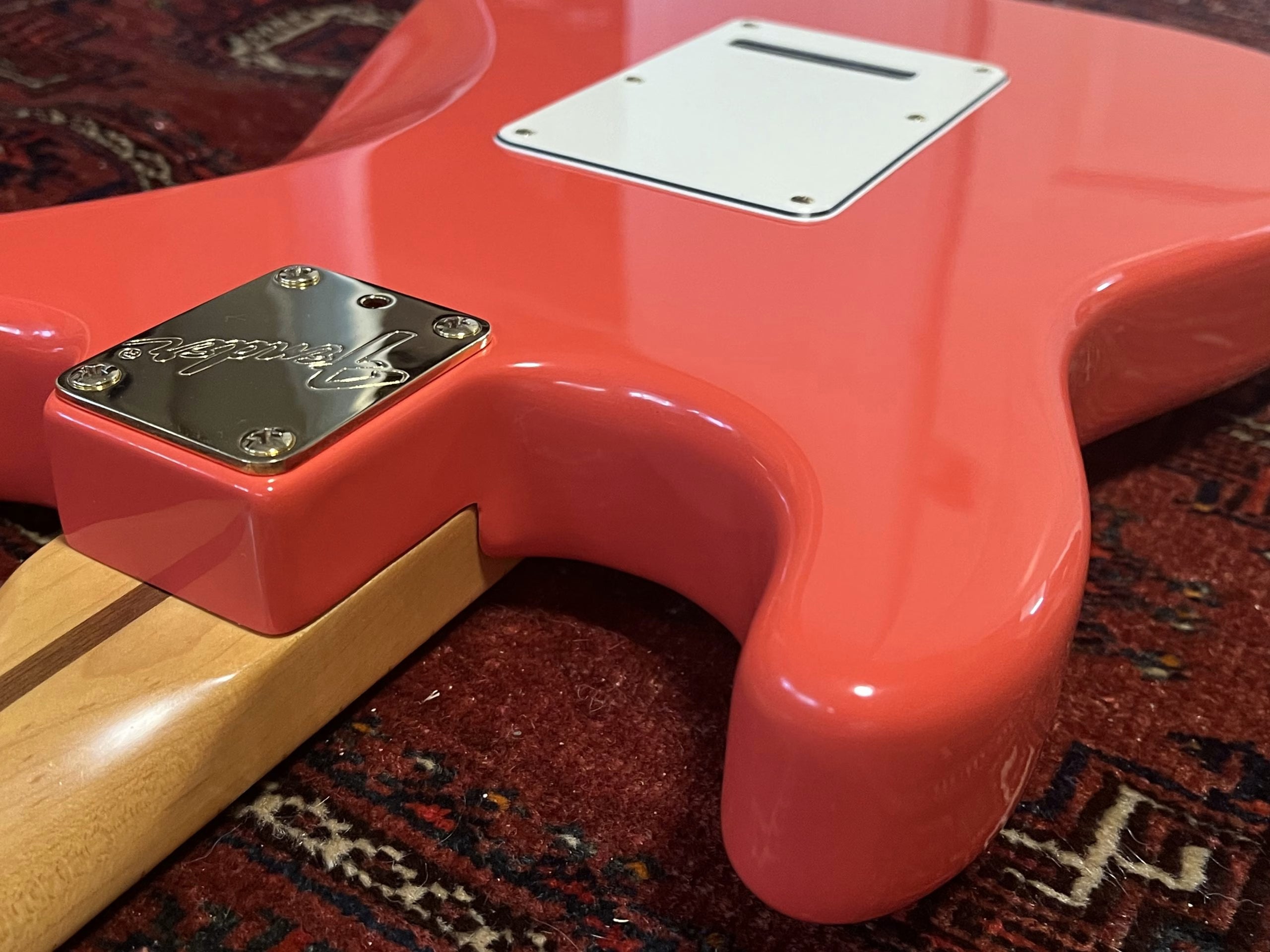 SOLD - 1990 Fender Custom Shop Hank Marvin Stratocaster Fiesta Red