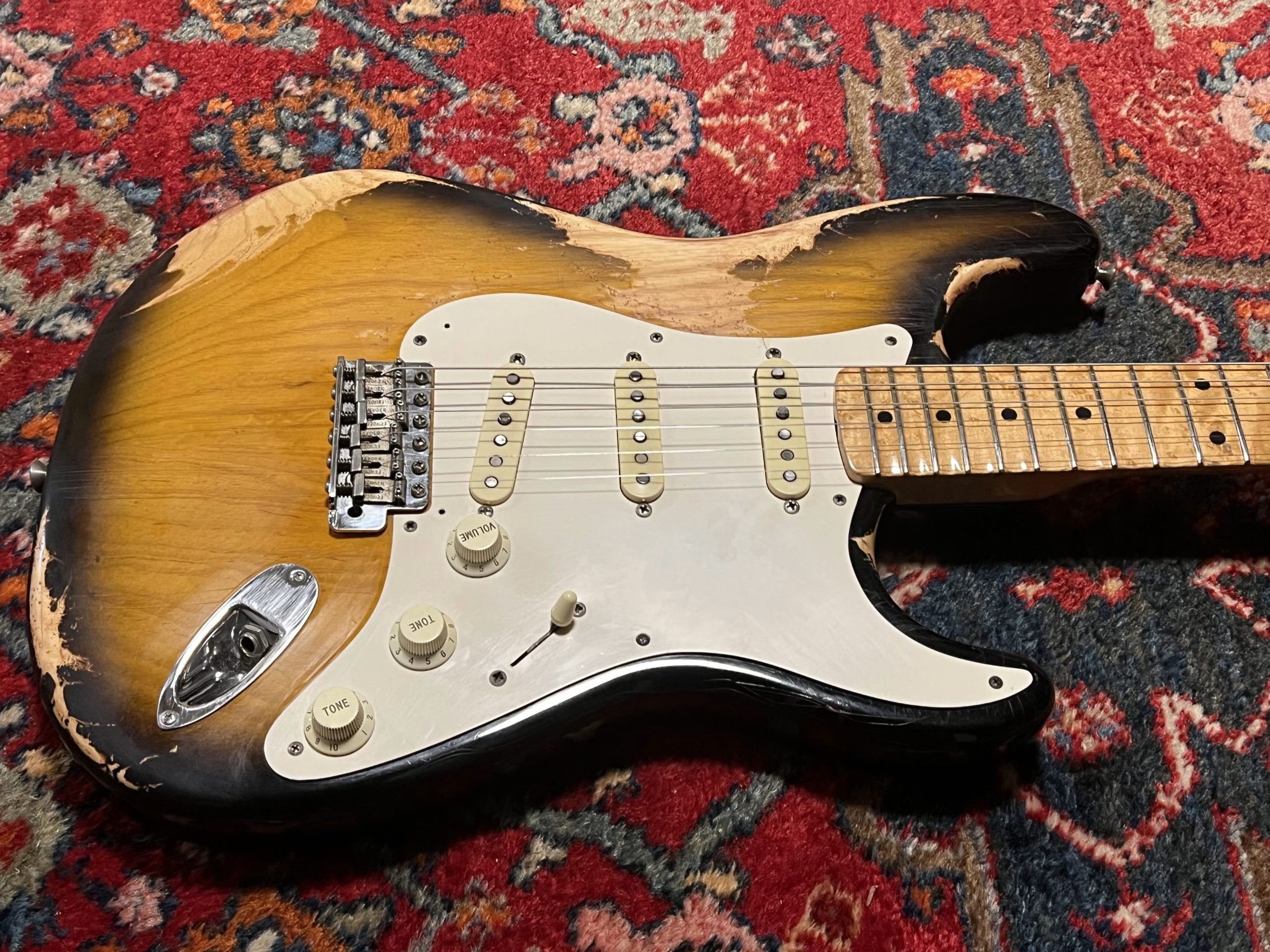 SOLD - 1992 Fender Custom Shop 58 Relic Stratocaster Sunburst