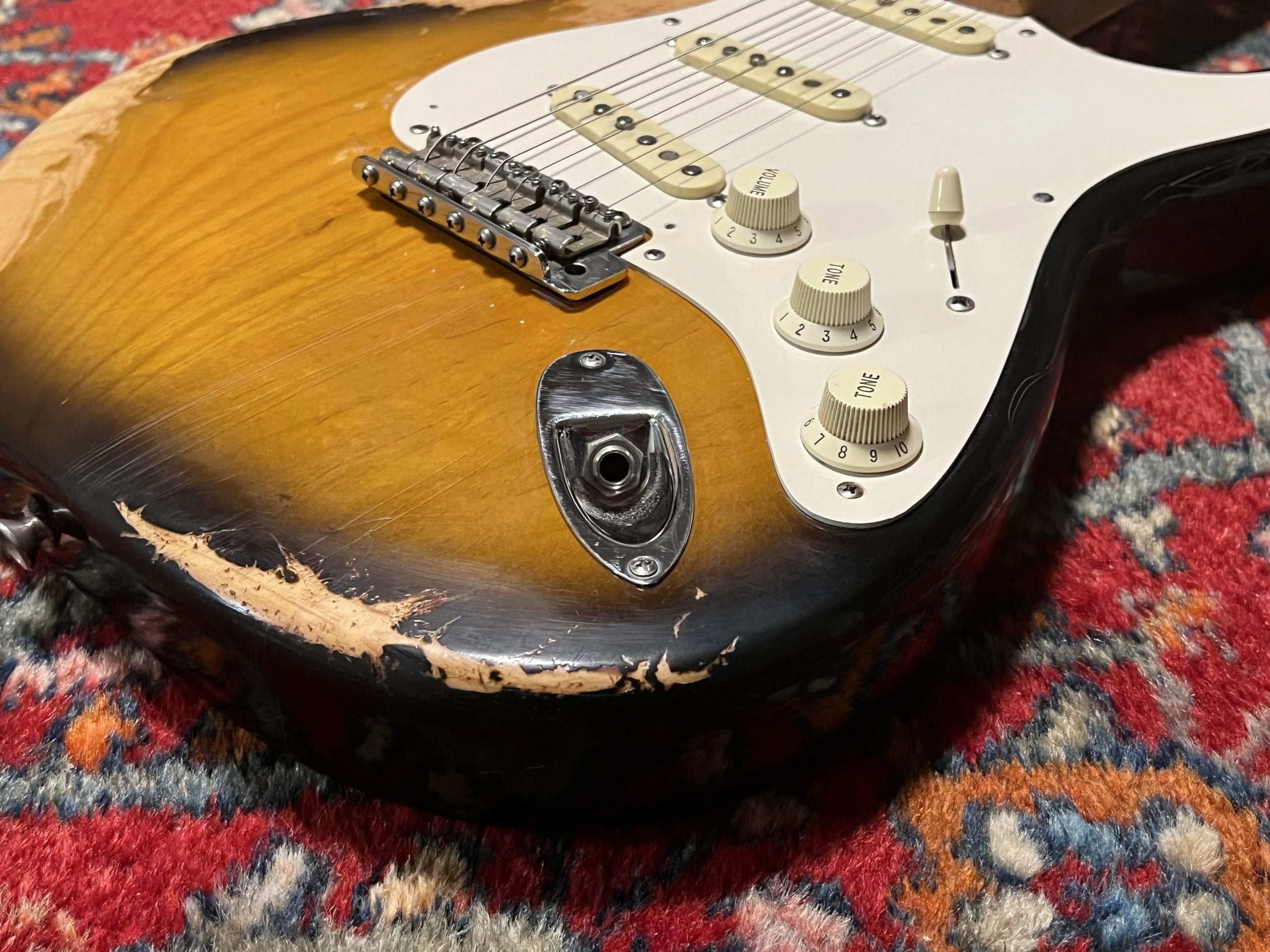 SOLD - 1992 Fender Custom Shop 58 Relic Stratocaster Sunburst