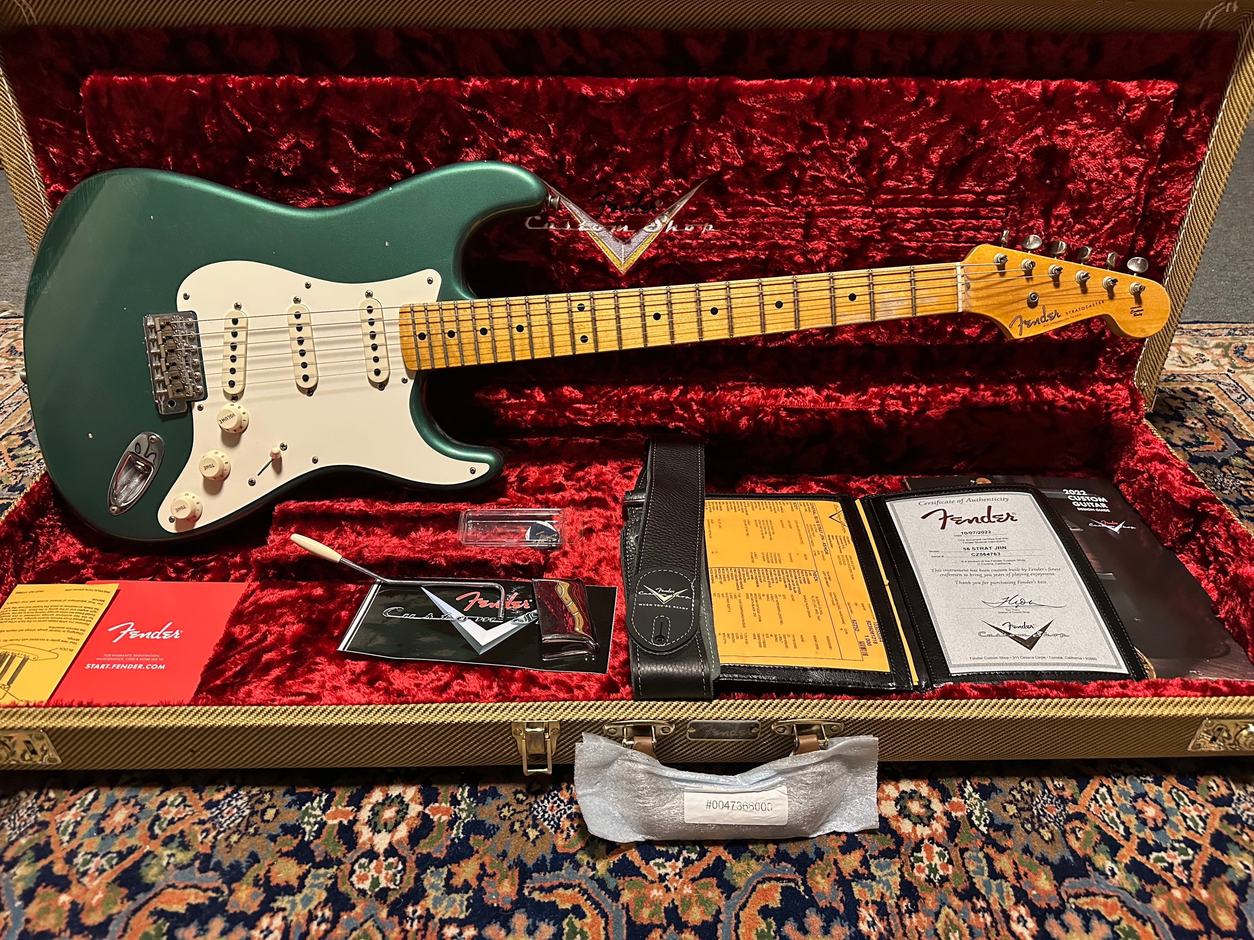 Fender Custom Shop '56 Journeyman Stratocaster 2022 Sherwood Green