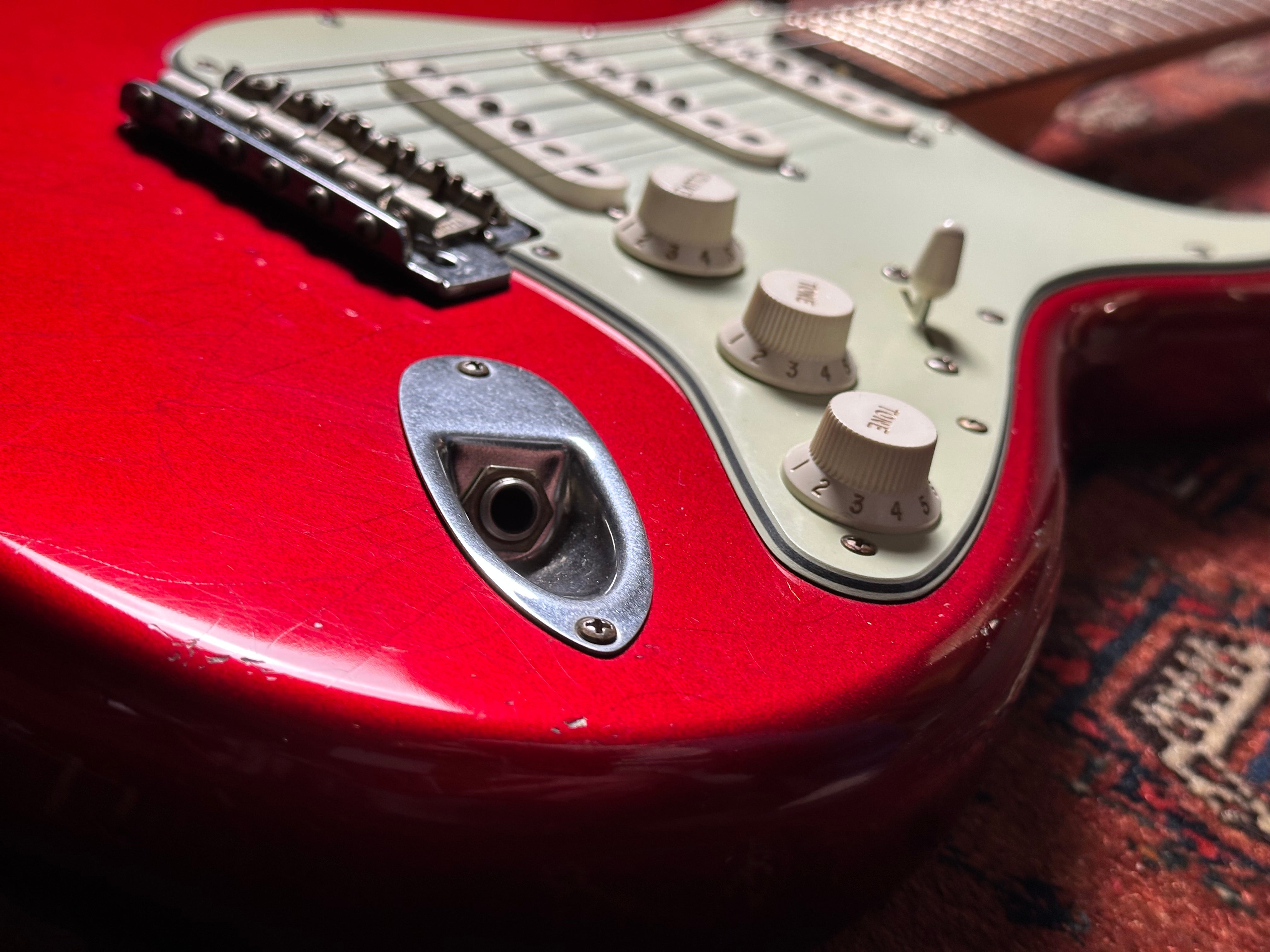 Fender Custom Shop '60 Relic Stratocaster 2006 Candy Apple Red with Matching Headstock