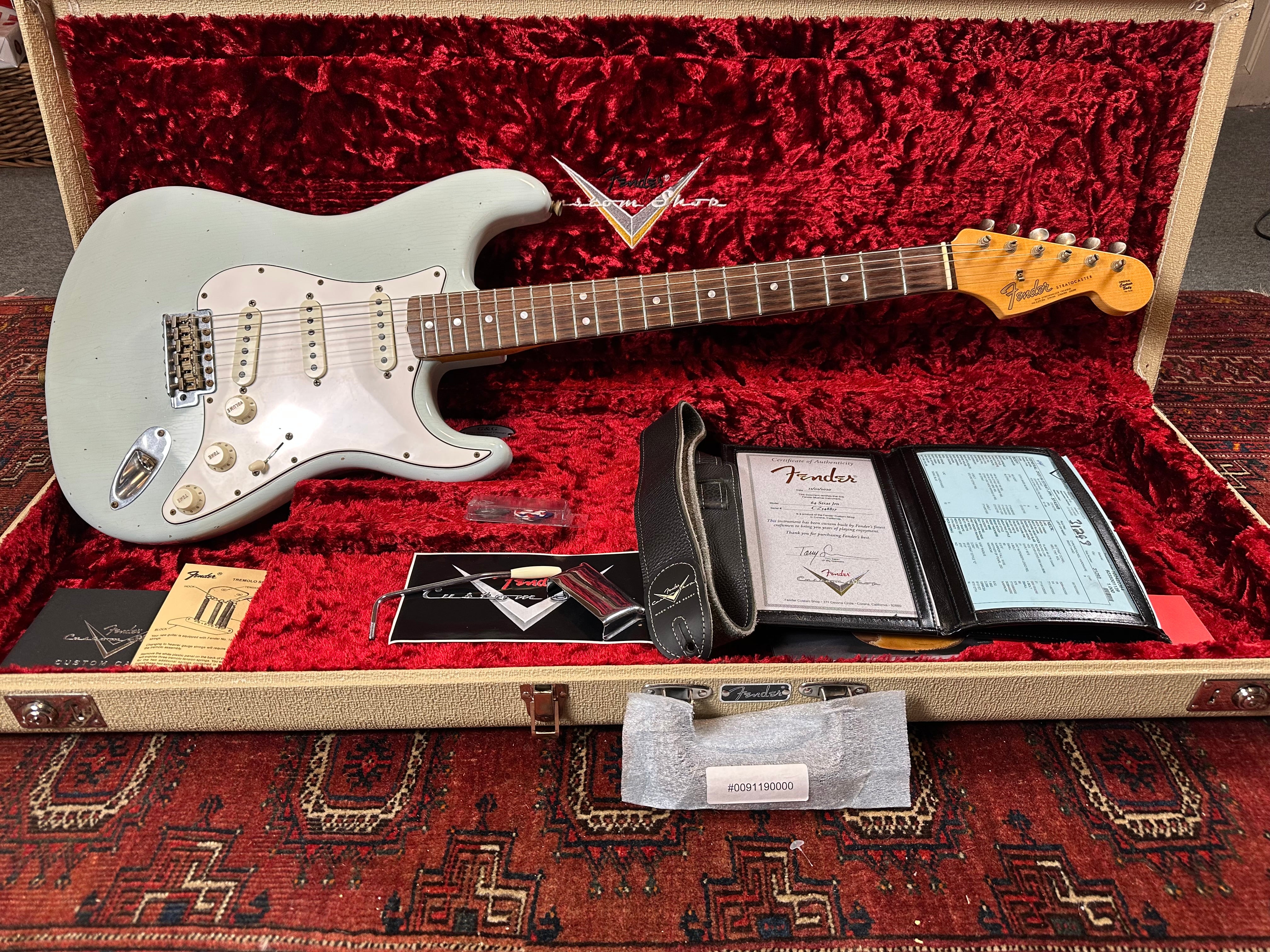 Fender Custom Shop '64 Journeyman Stratocaster 2020 Sonic Blue