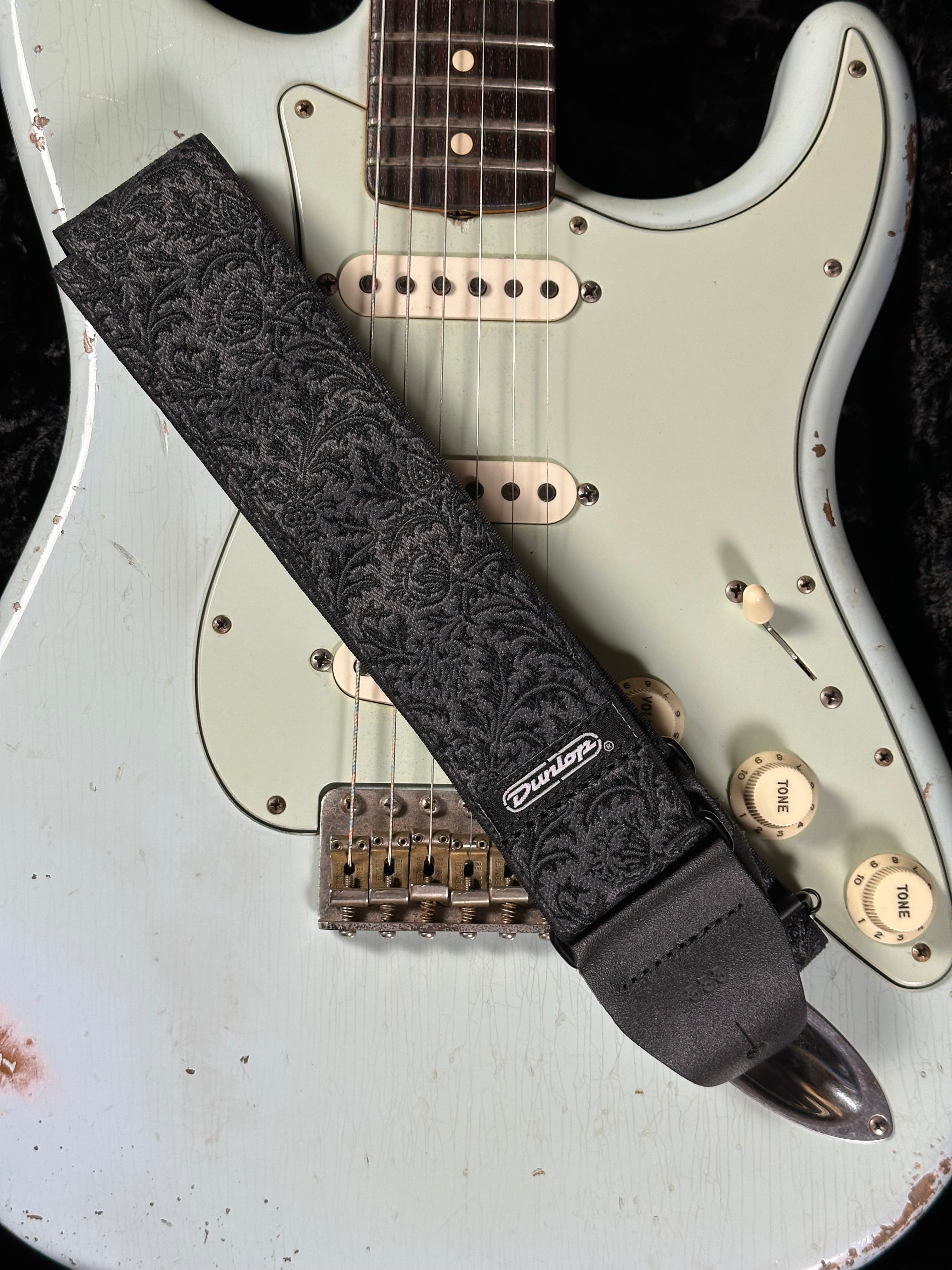 Dunlop Black Thistle Jacquard Guitar Strap