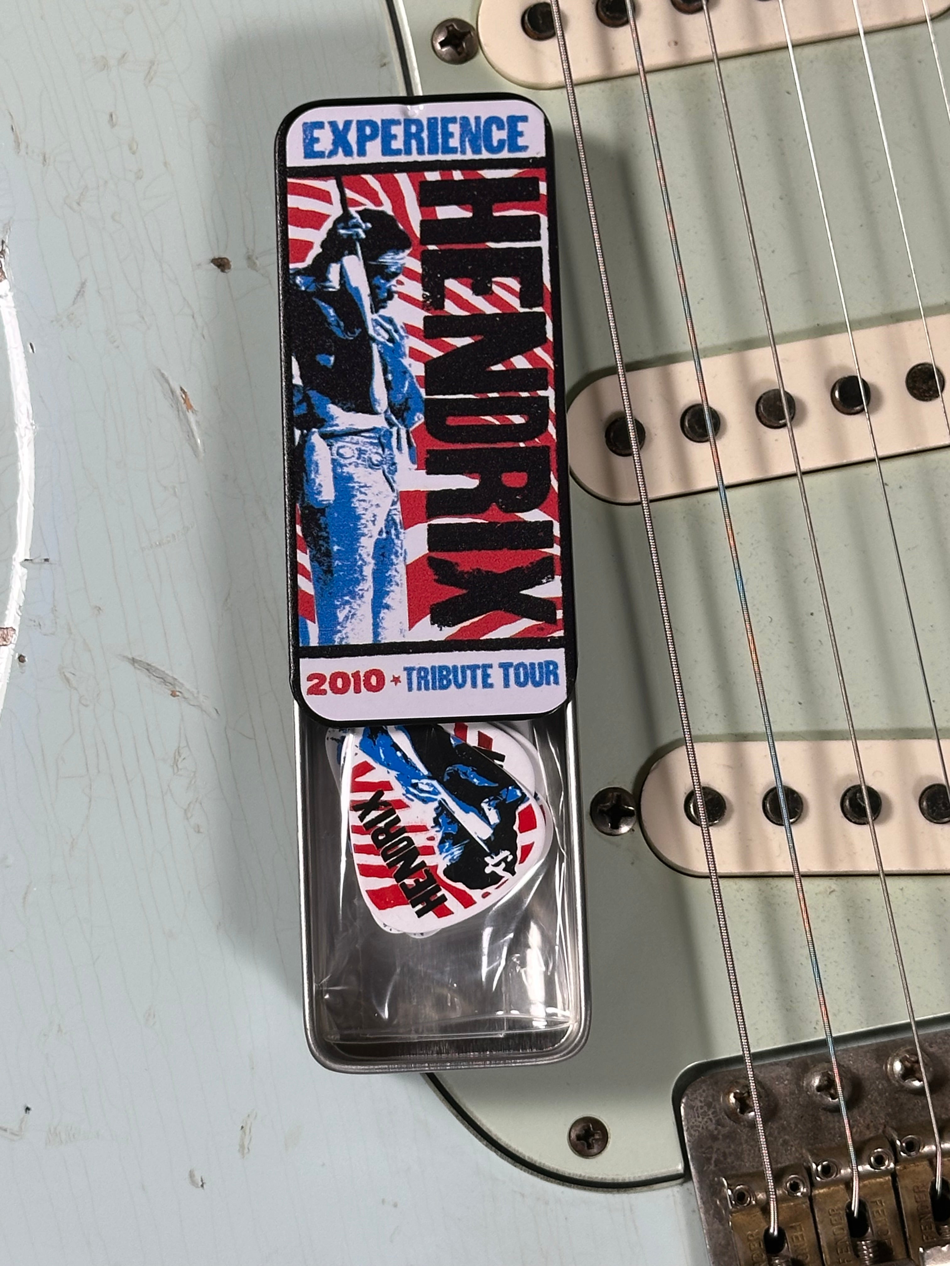 Dunlop Jimi Hendrix "Tribute Tour" Pick Tin - 12-Pack