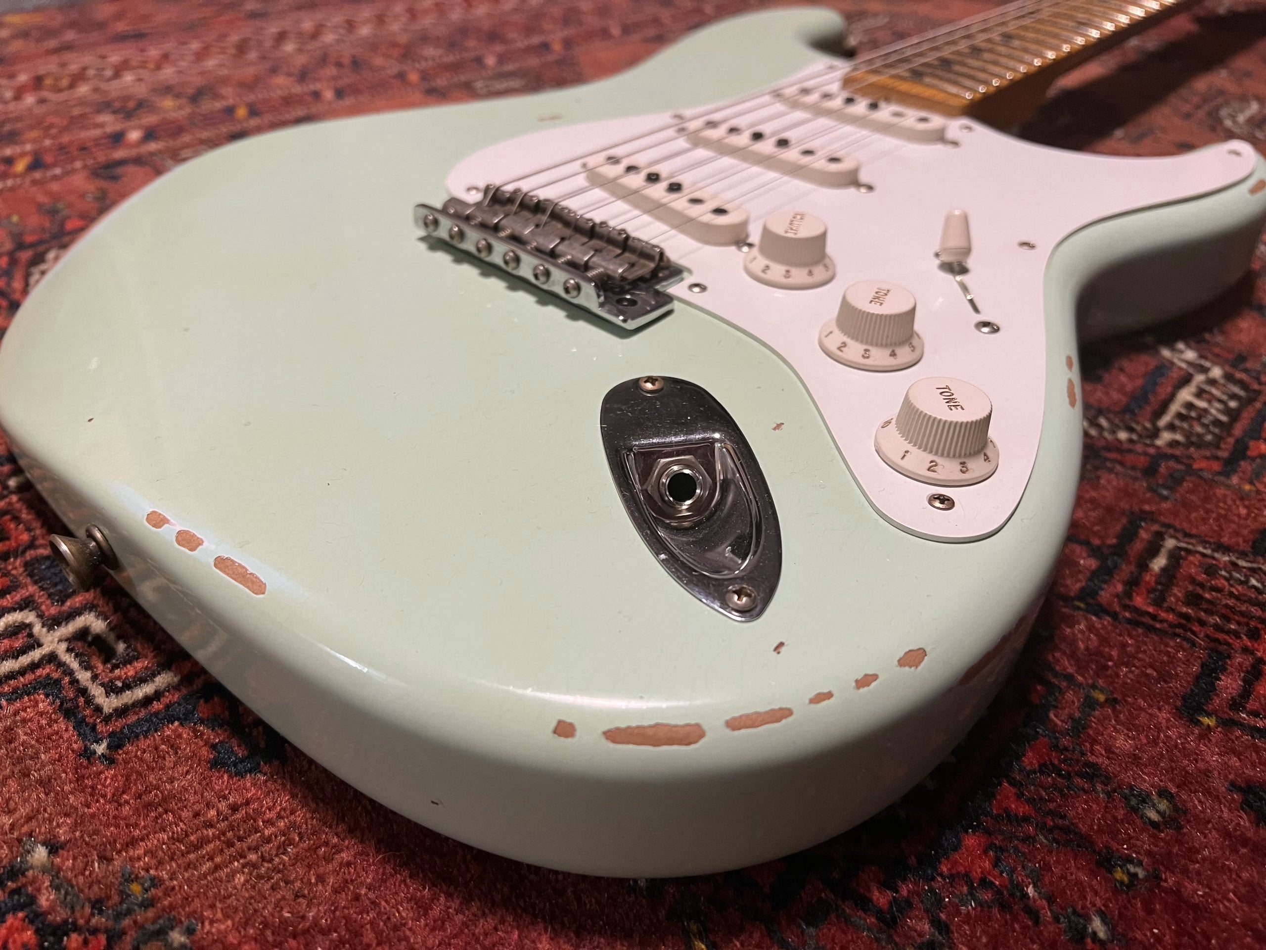 SOLD - 2023 Fender Custom Shop '58 Relic Stratocaster Faded Surf Green