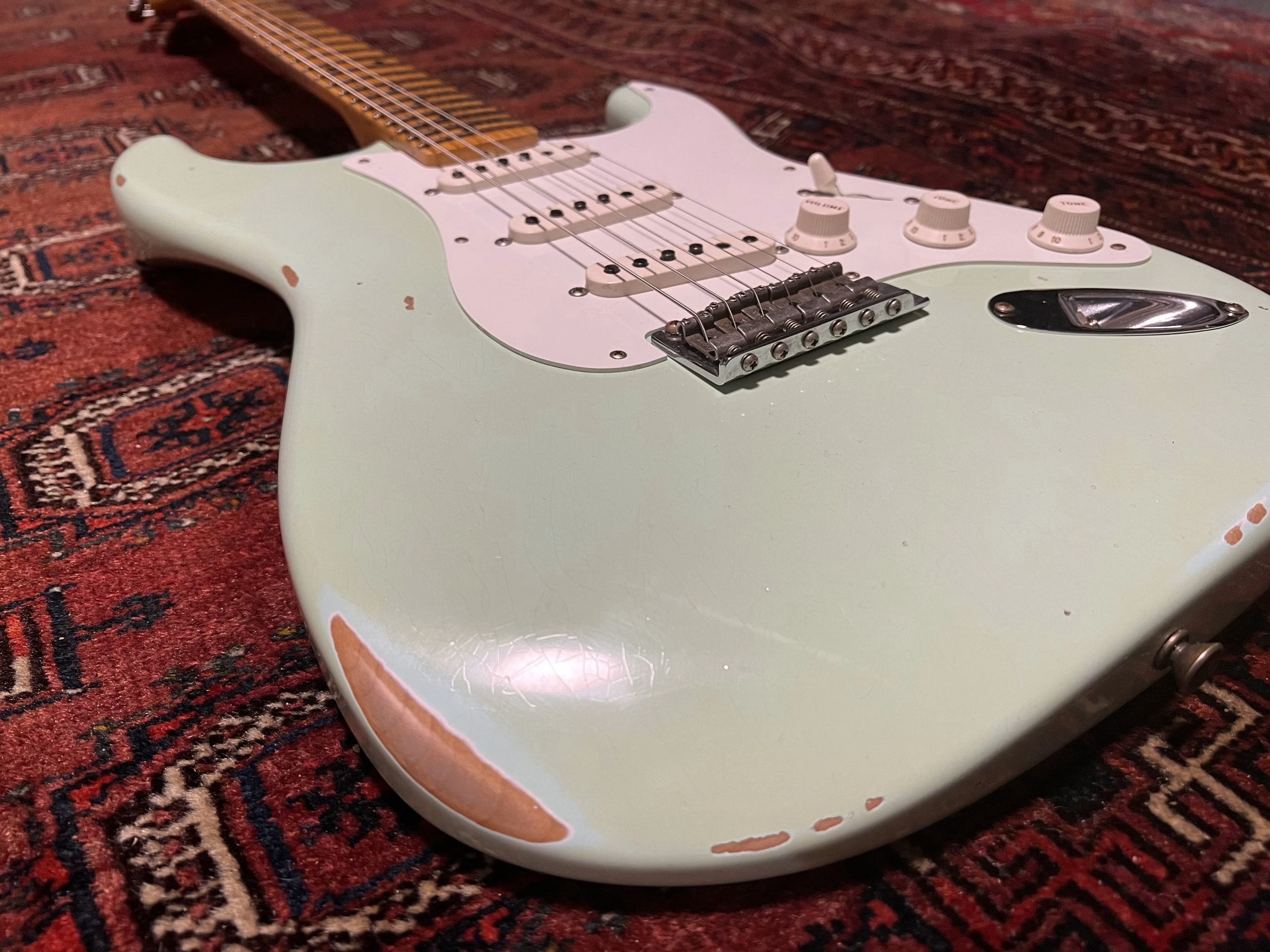 SOLD - 2023 Fender Custom Shop '58 Relic Stratocaster Faded Surf Green