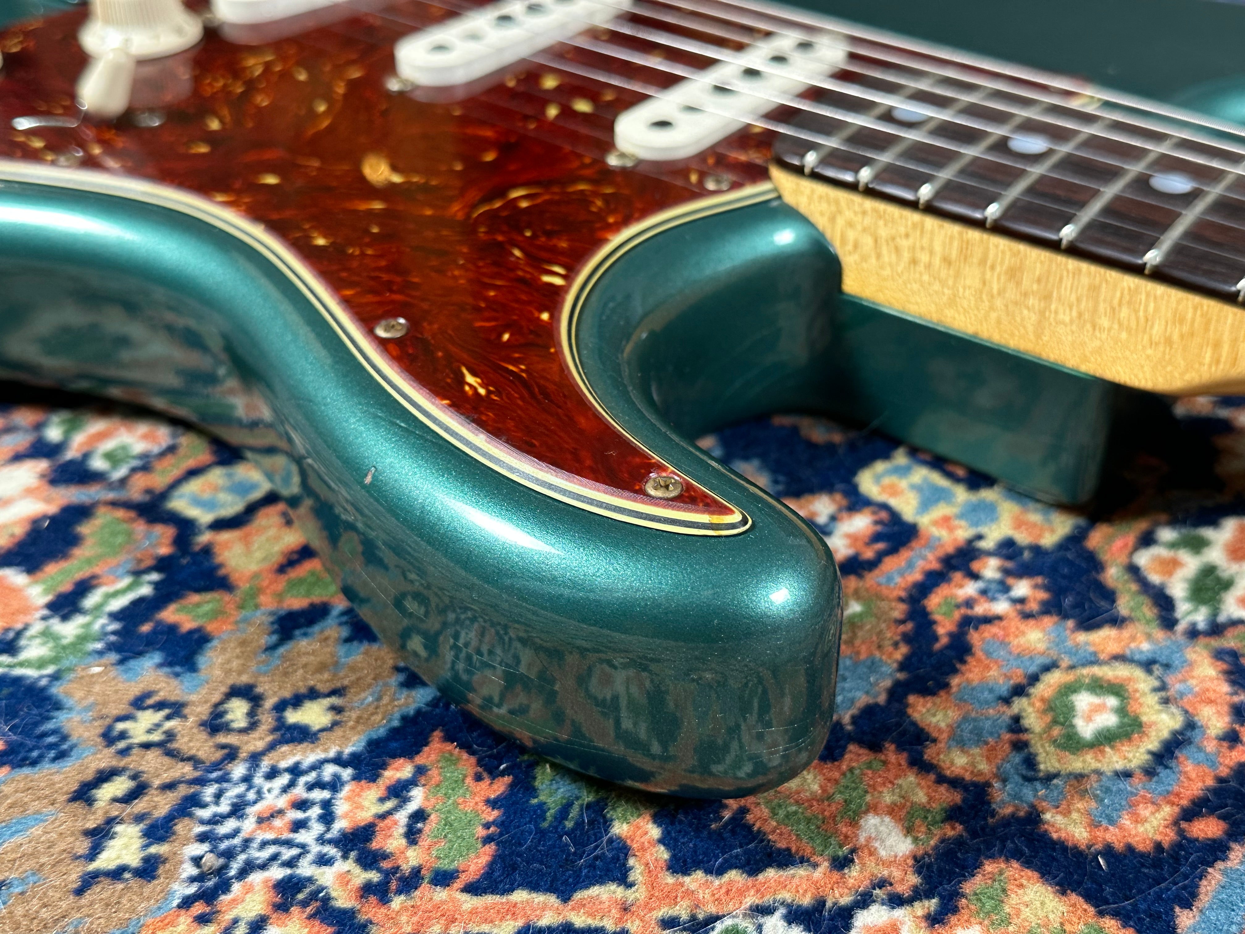 Fender Custom Shop '65 Journeyman Stratocaster 2024 Sherwood Green mit matching headstock