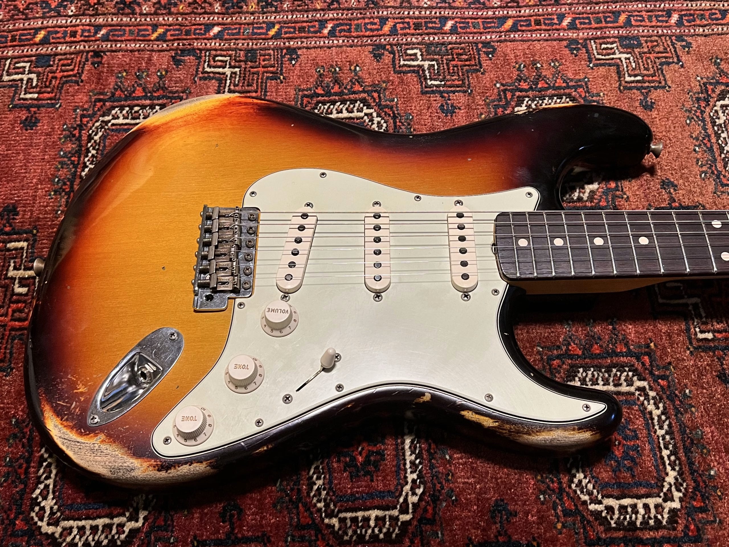 SOLD - 2021 Fender Custom Shop 60 Heavy Relic Stratocaster Sunburst