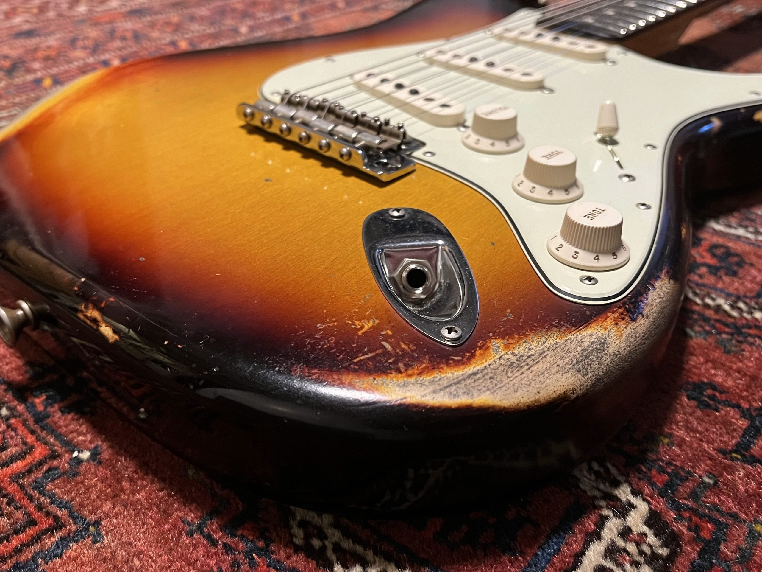SOLD - 2021 Fender Custom Shop 60 Heavy Relic Stratocaster Sunburst
