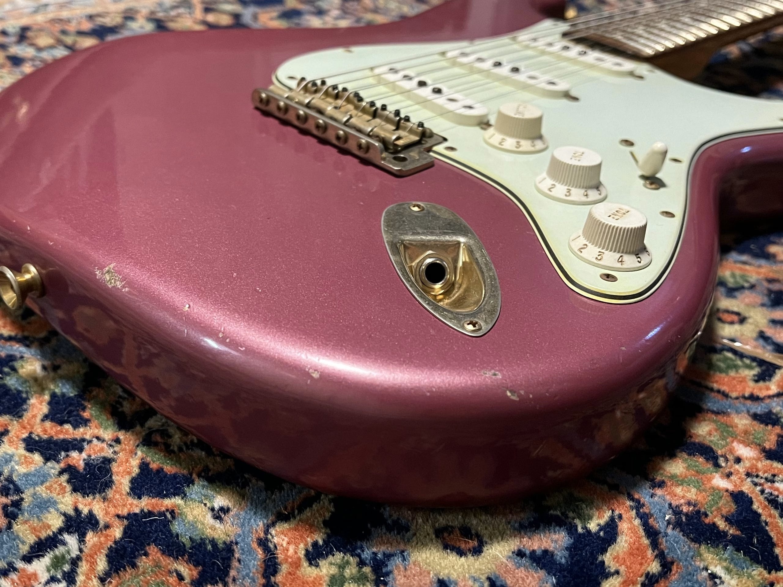SOLD - 2013 Fender Custom Shop '60 Relic Stratocaster Burgundy Mist
