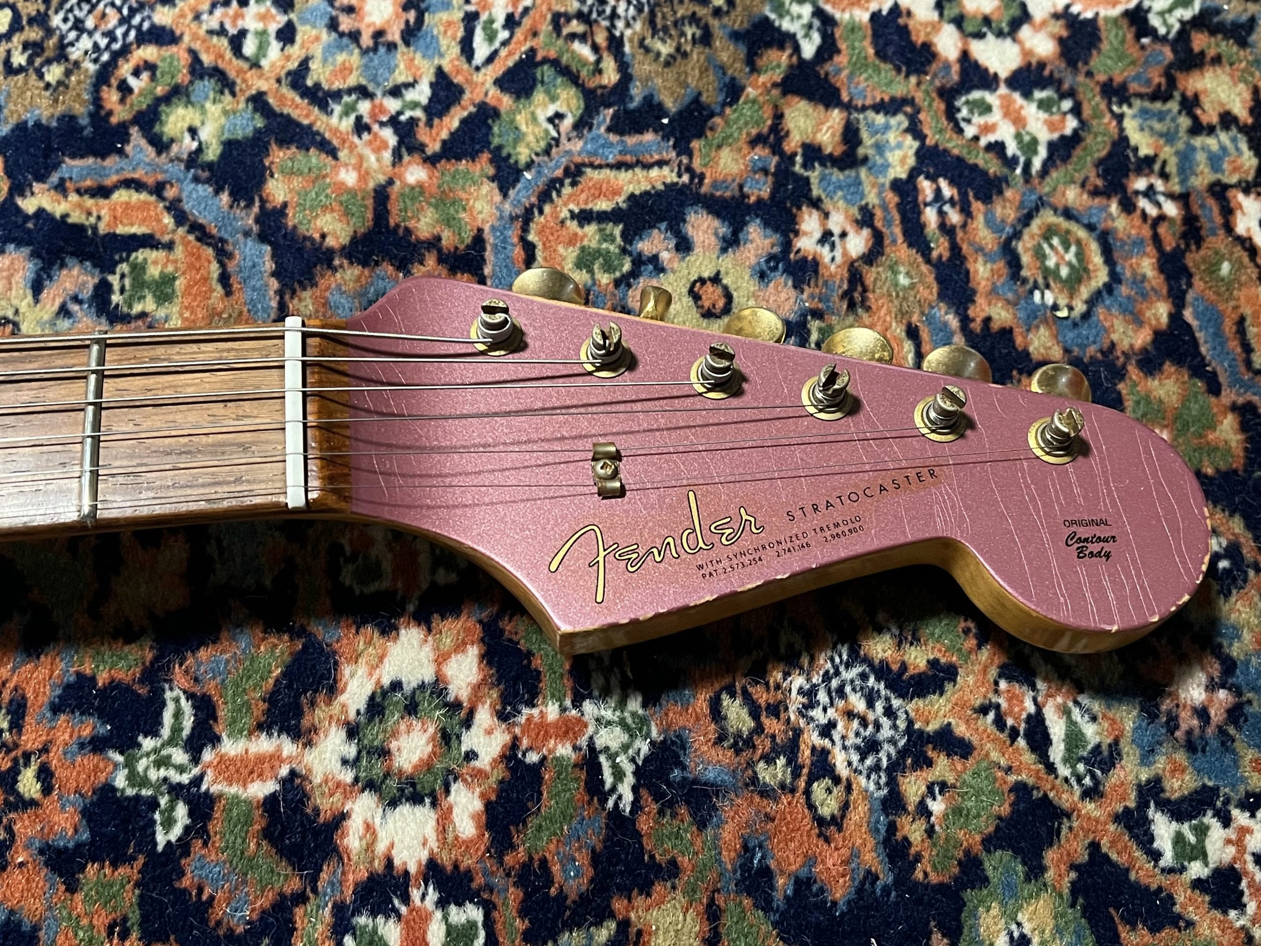 SOLD - 2013 Fender Custom Shop '60 Relic Stratocaster Burgundy Mist
