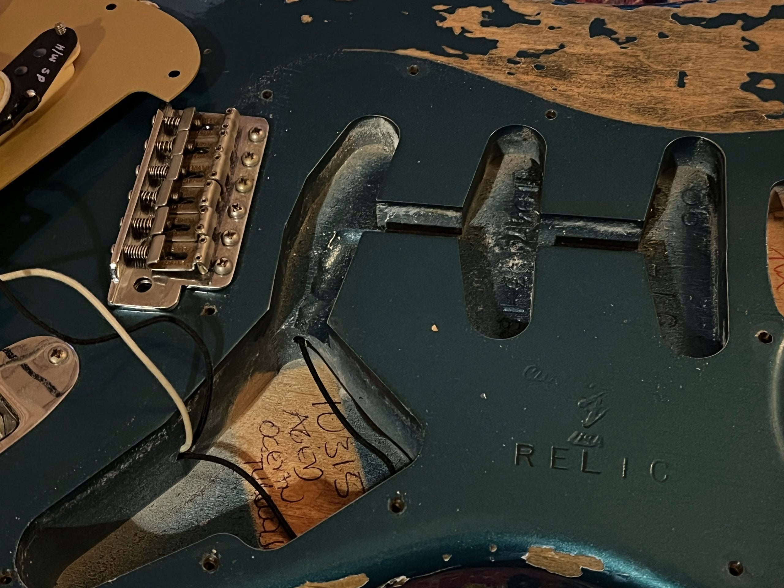 SOLD - 2019 Fender Custom Shop 66 Big Head NAMM LTD Super Heavy Relic Stratocaster Ocean Turquoise