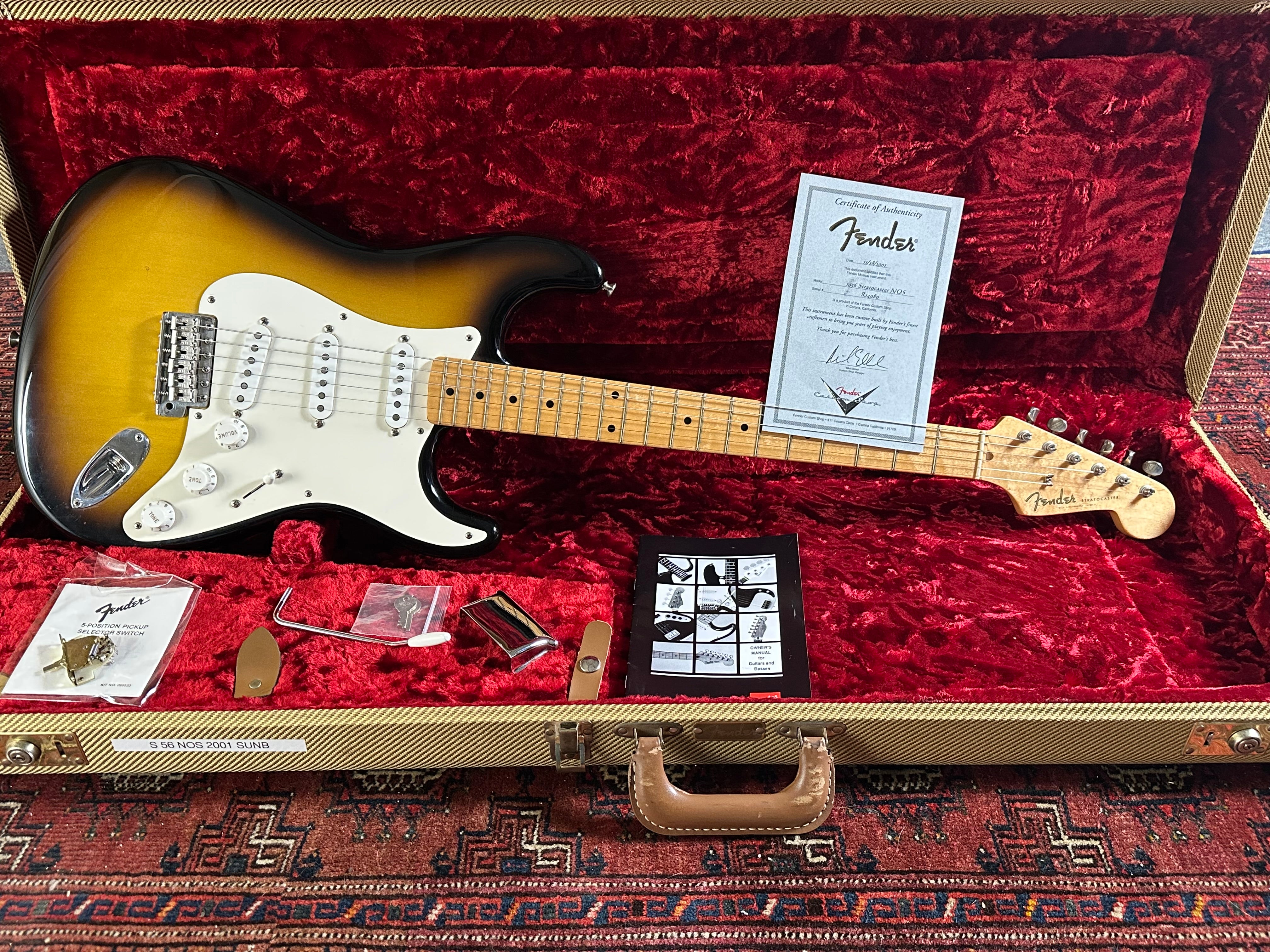 Fender Custom Shop '56 NOS Stratocaster 2001 Sunburst
