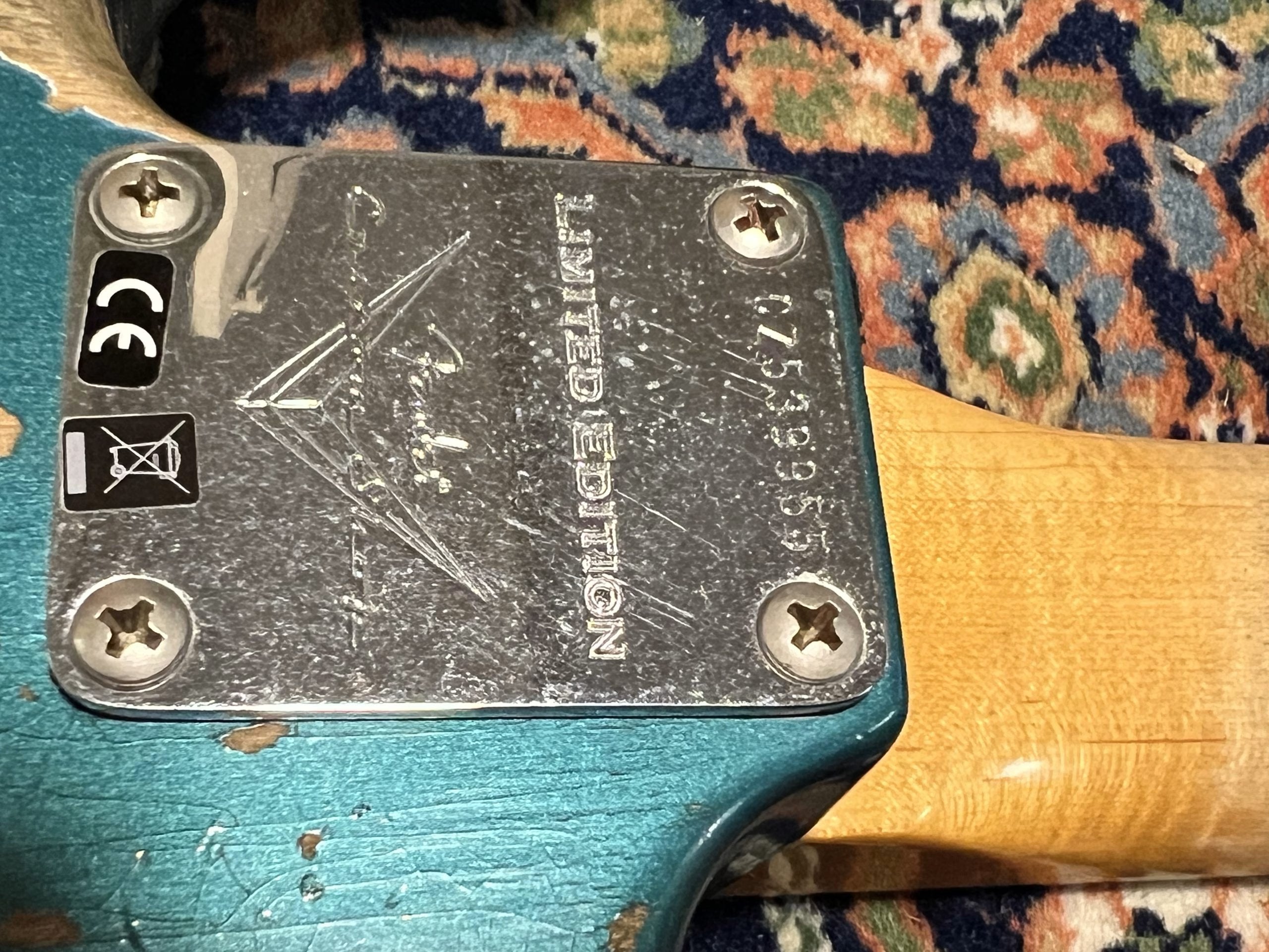 SOLD - 2019 Fender Custom Shop 66 Big Head NAMM LTD Super Heavy Relic Stratocaster Ocean Turquoise