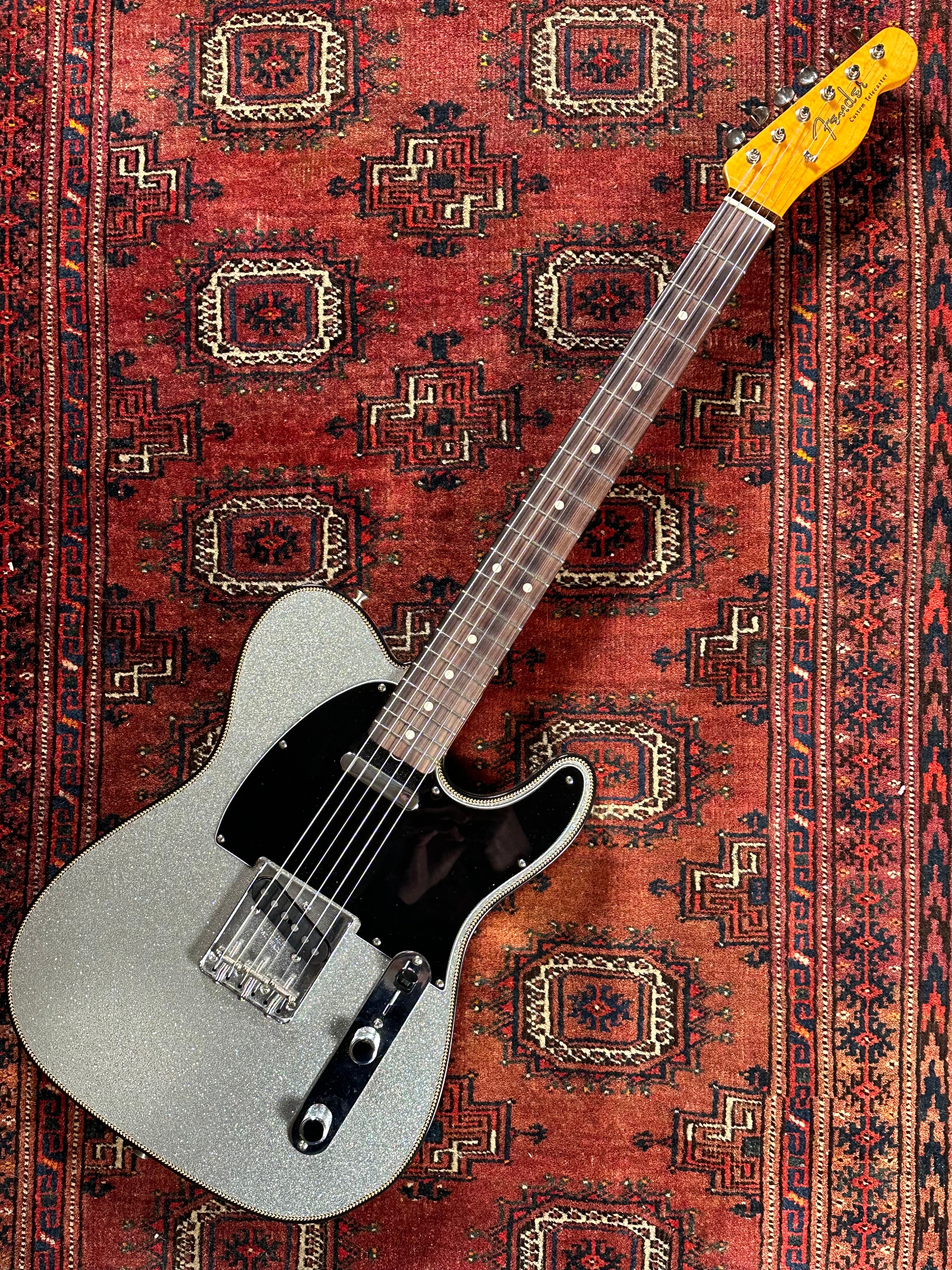 SOLD - 2022 Fender Custom Shop '62 Wildwood NOS Telecaster Silver Sparkle