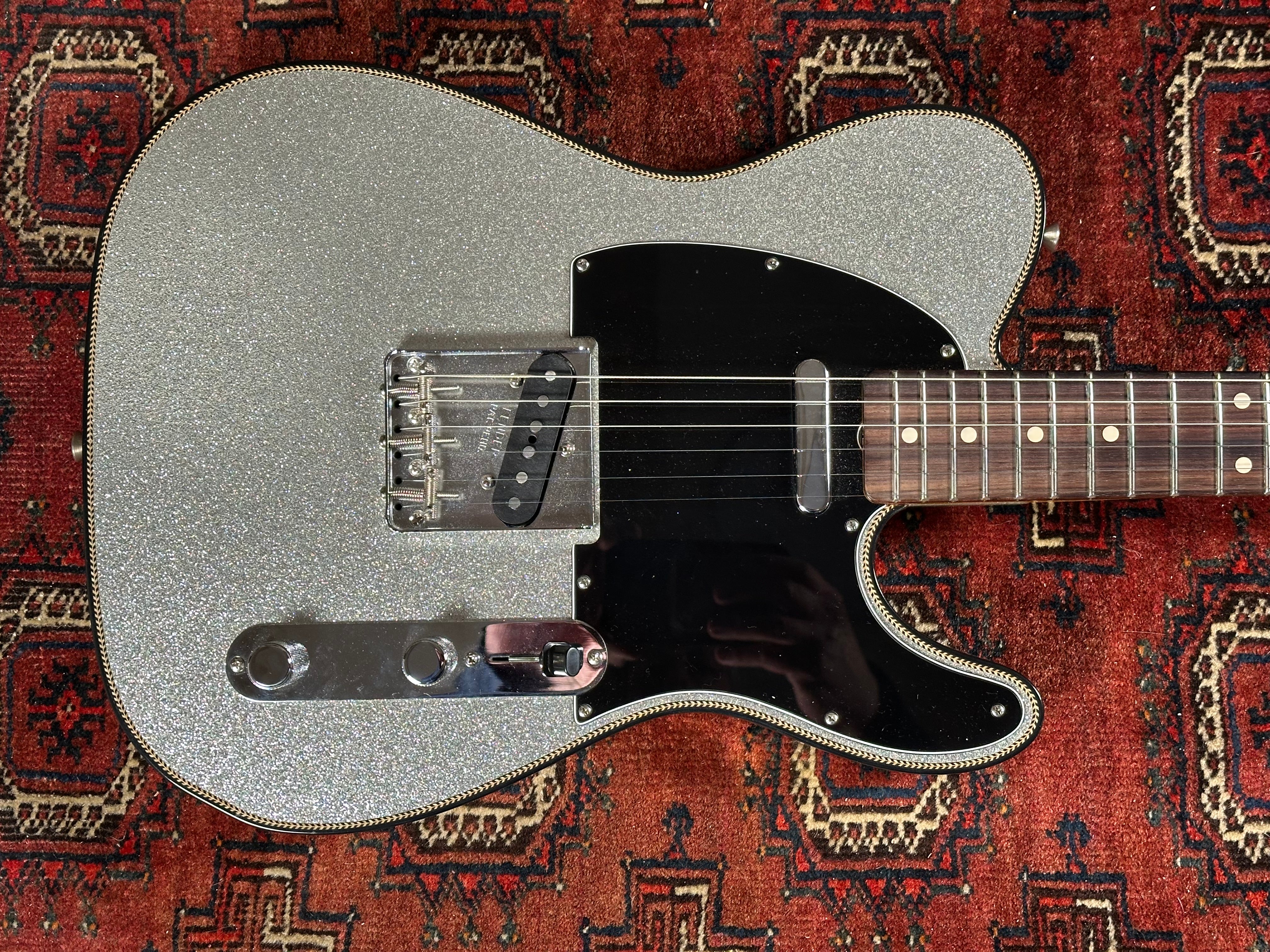 SOLD - 2022 Fender Custom Shop '62 Wildwood NOS Telecaster Silver Sparkle