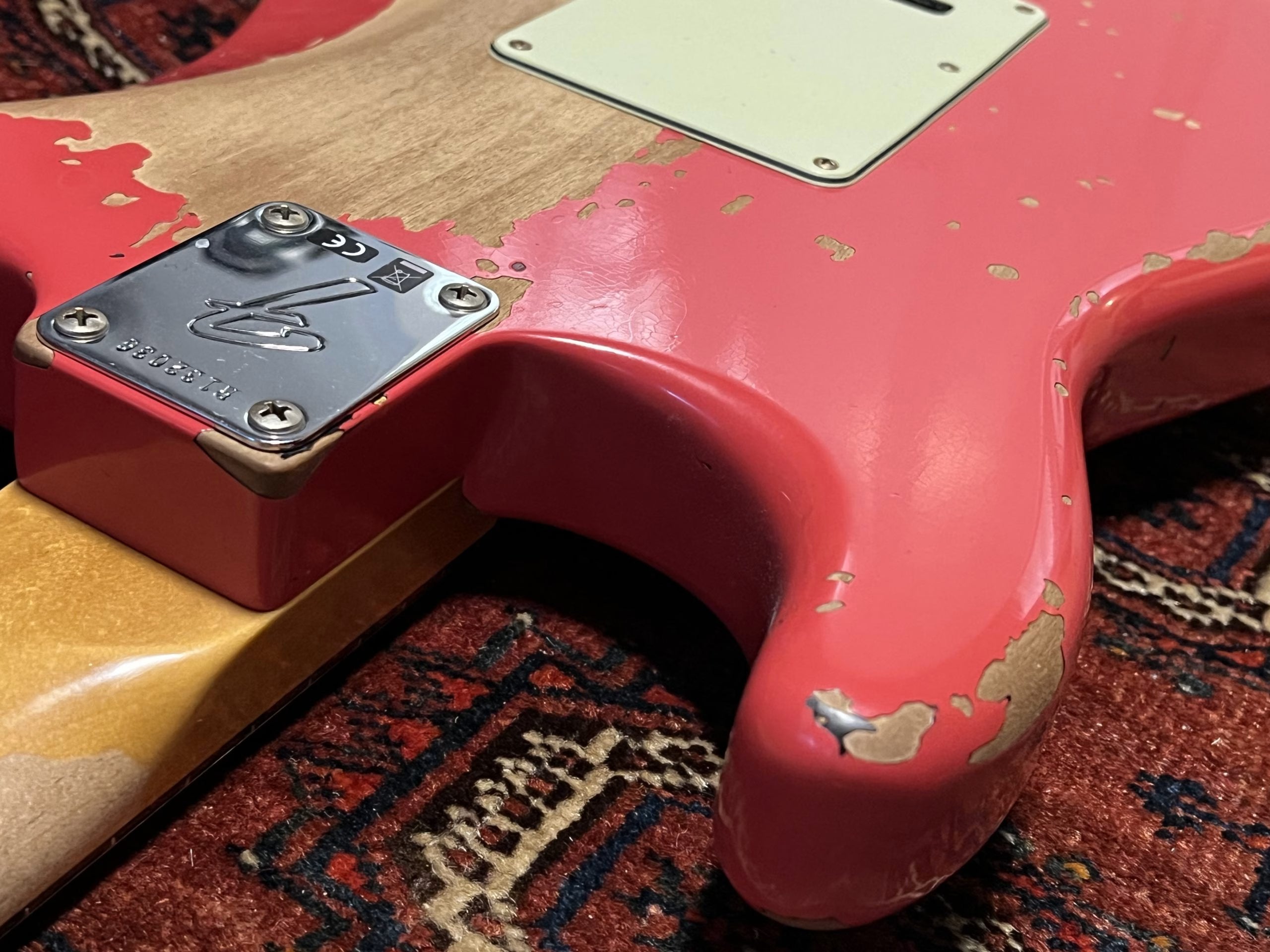 SOLD - 2023 Fender Custom Shop Michael Landau 63 Relic Stratocaster Fiesta Red over Sunburst