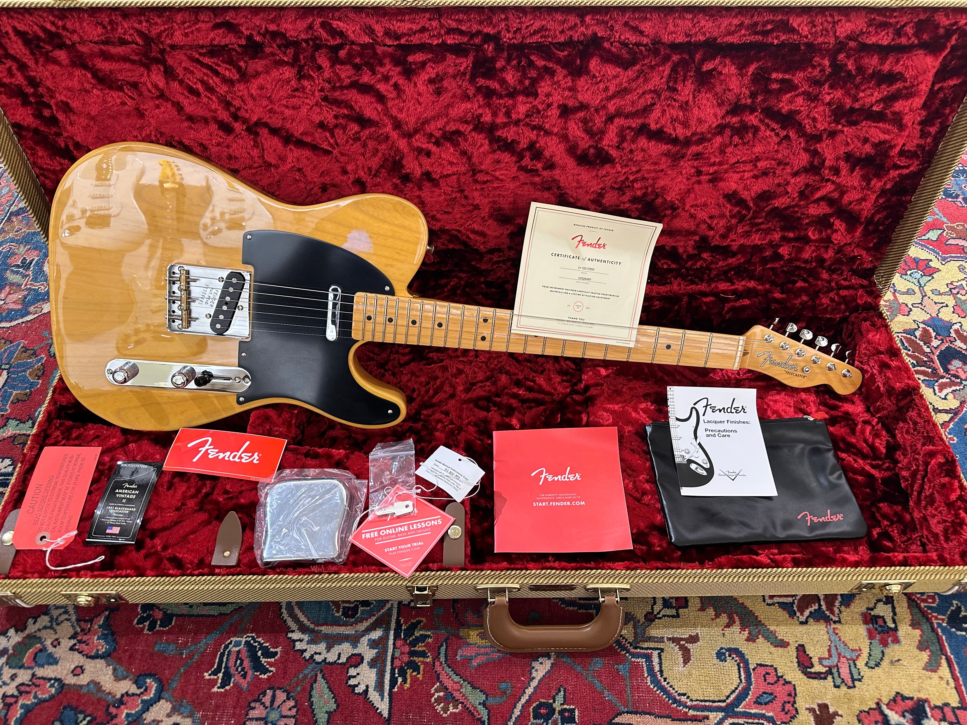 SOLD - 2023 Fender American Vintage II '51 Telecaster Butterscotch Blonde