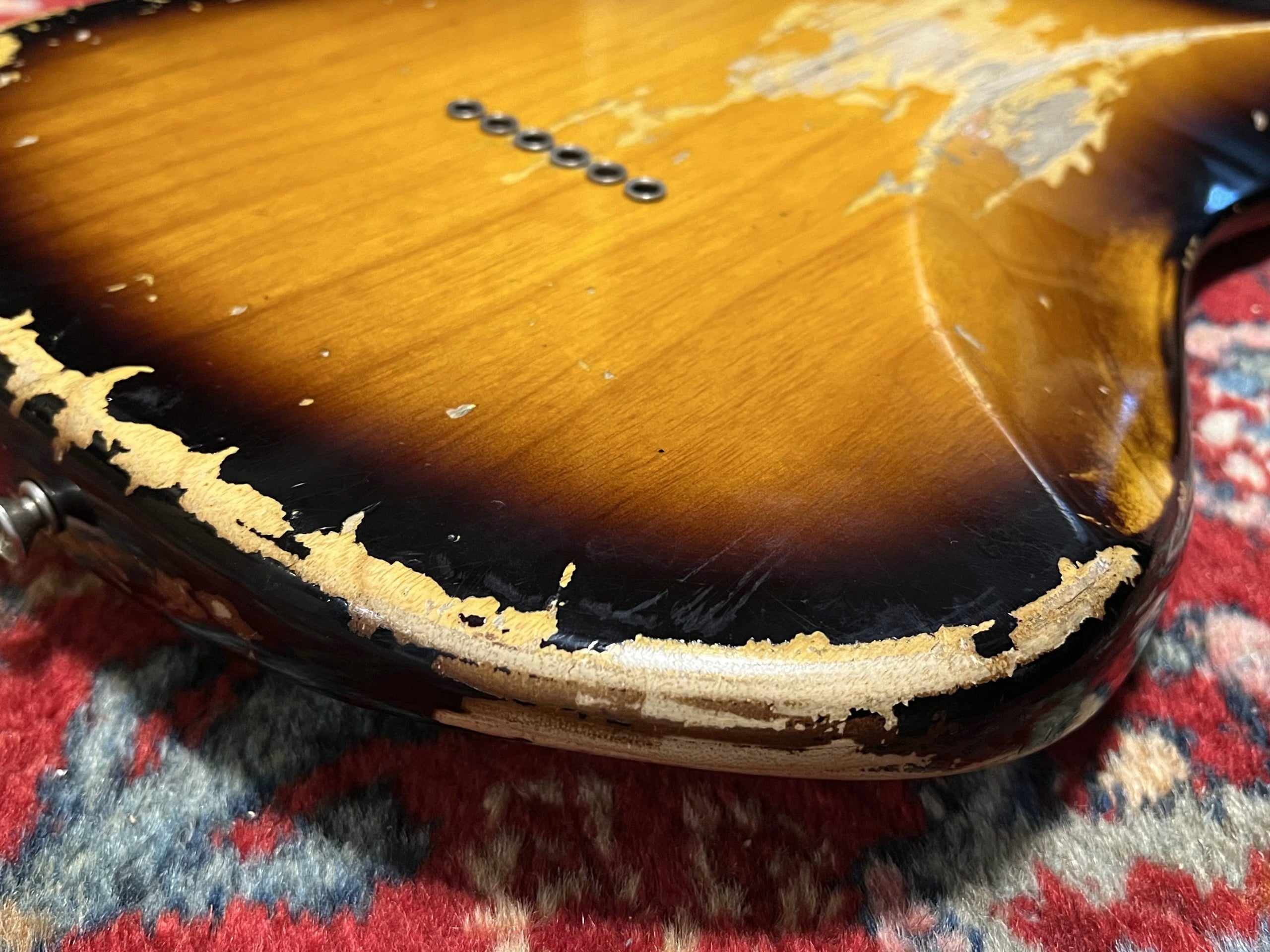 SOLD - 2019 Fender Custom Shop 55 Hardtail Heavy Relic Stratocaster Sunburst