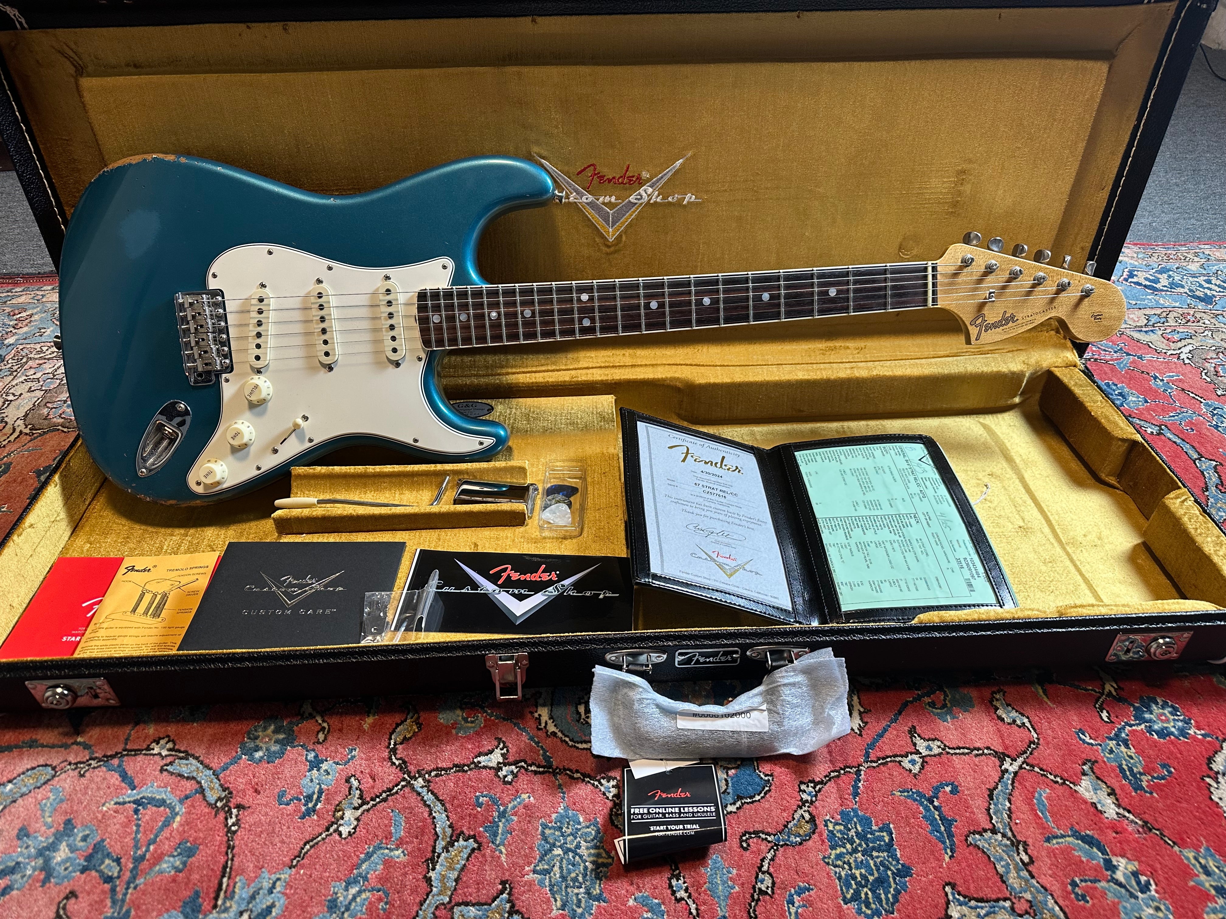 Fender Custom Shop '67 LTD Relic Stratocaster 2024 Ocean Turquoise