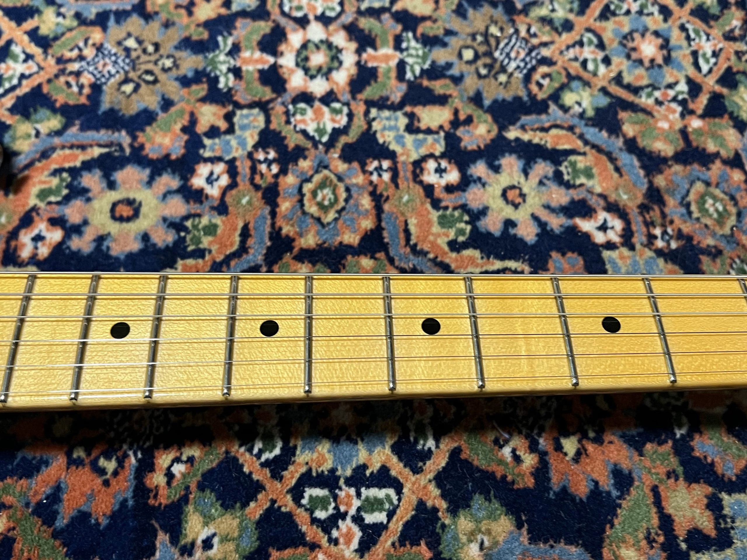 SOLD - 2023 Fender Custom Shop 60 Maple Neck NOS Stratocaster Faded Fiesta Red