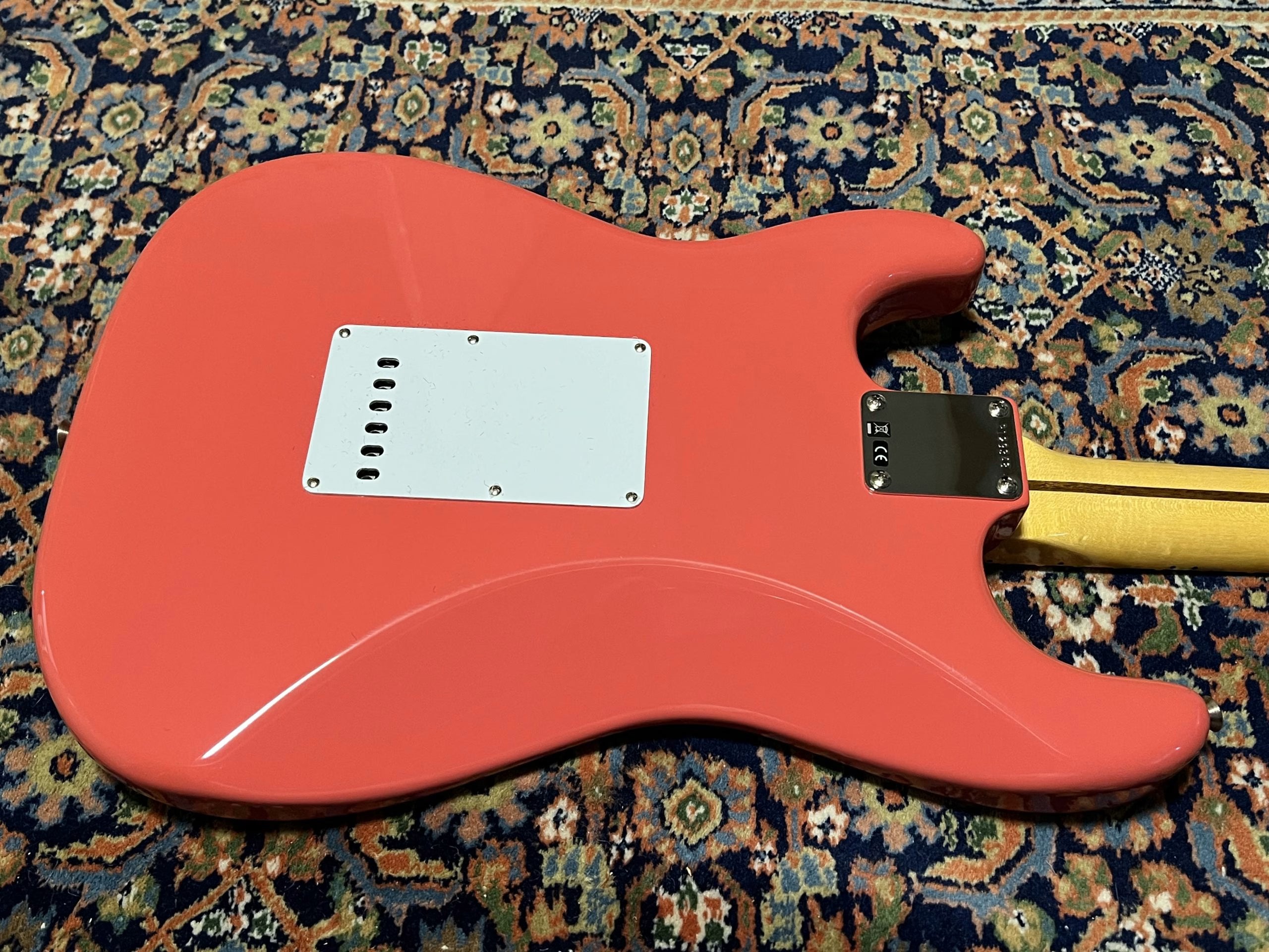 SOLD - 2023 Fender Custom Shop 60 Maple Neck NOS Stratocaster Faded Fiesta Red