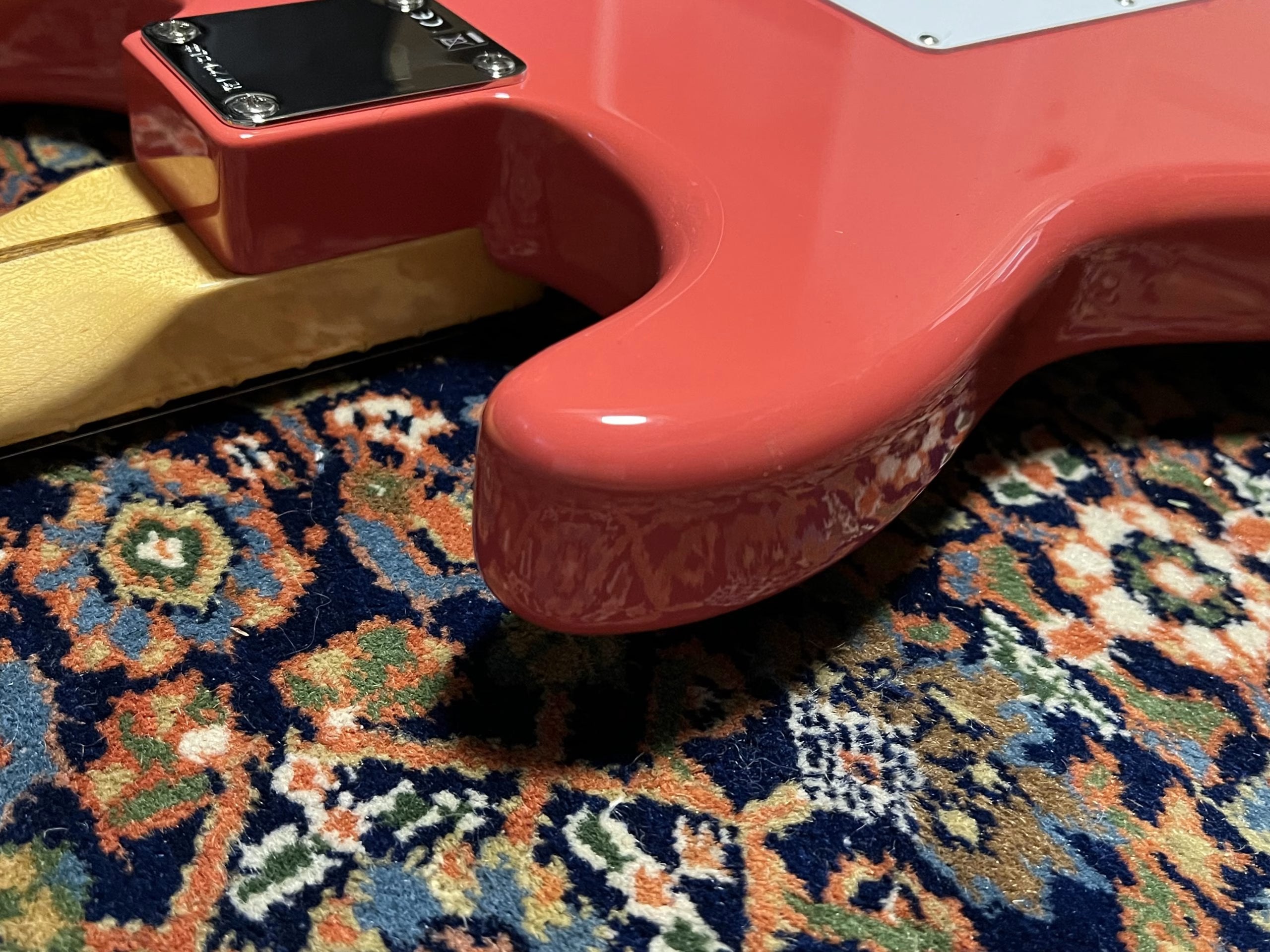SOLD - 2023 Fender Custom Shop 60 Maple Neck NOS Stratocaster Faded Fiesta Red