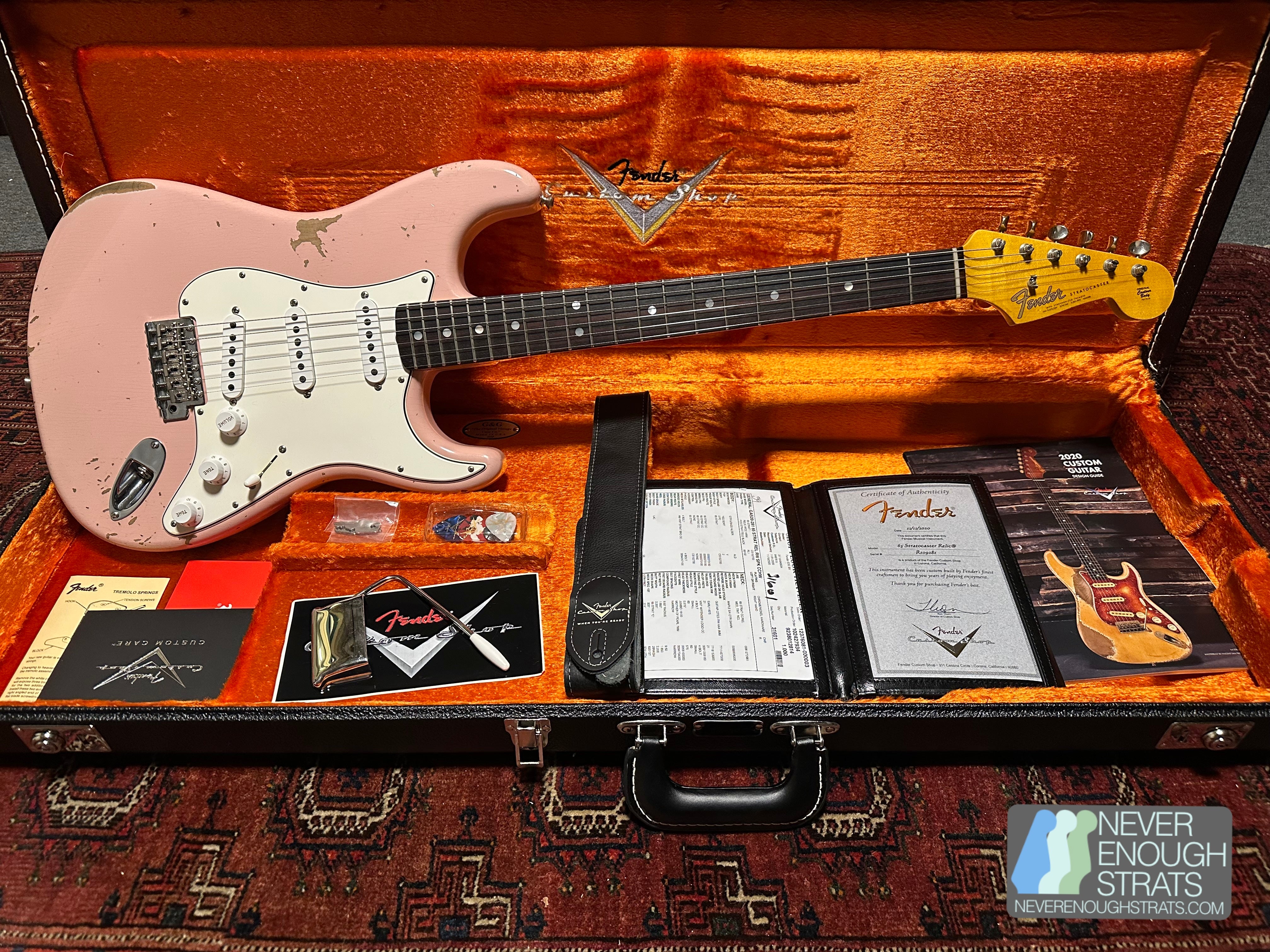 Fender Custom Shop '65 Relic Stratocaster 2020 Shell Pink