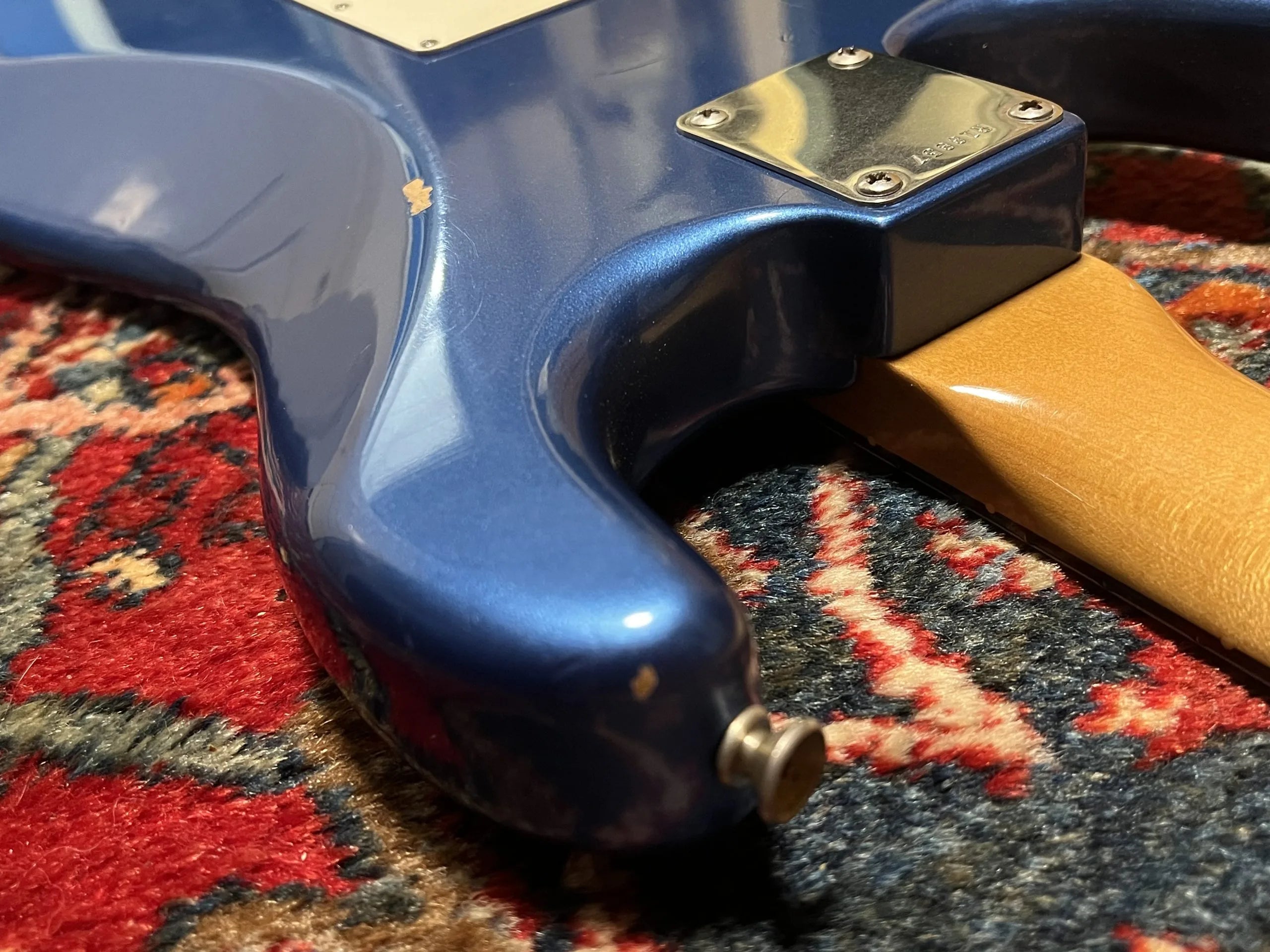 SOLD - 2004 Fender Custom Shop 60 Relic Lake Placid Blue matching headstock