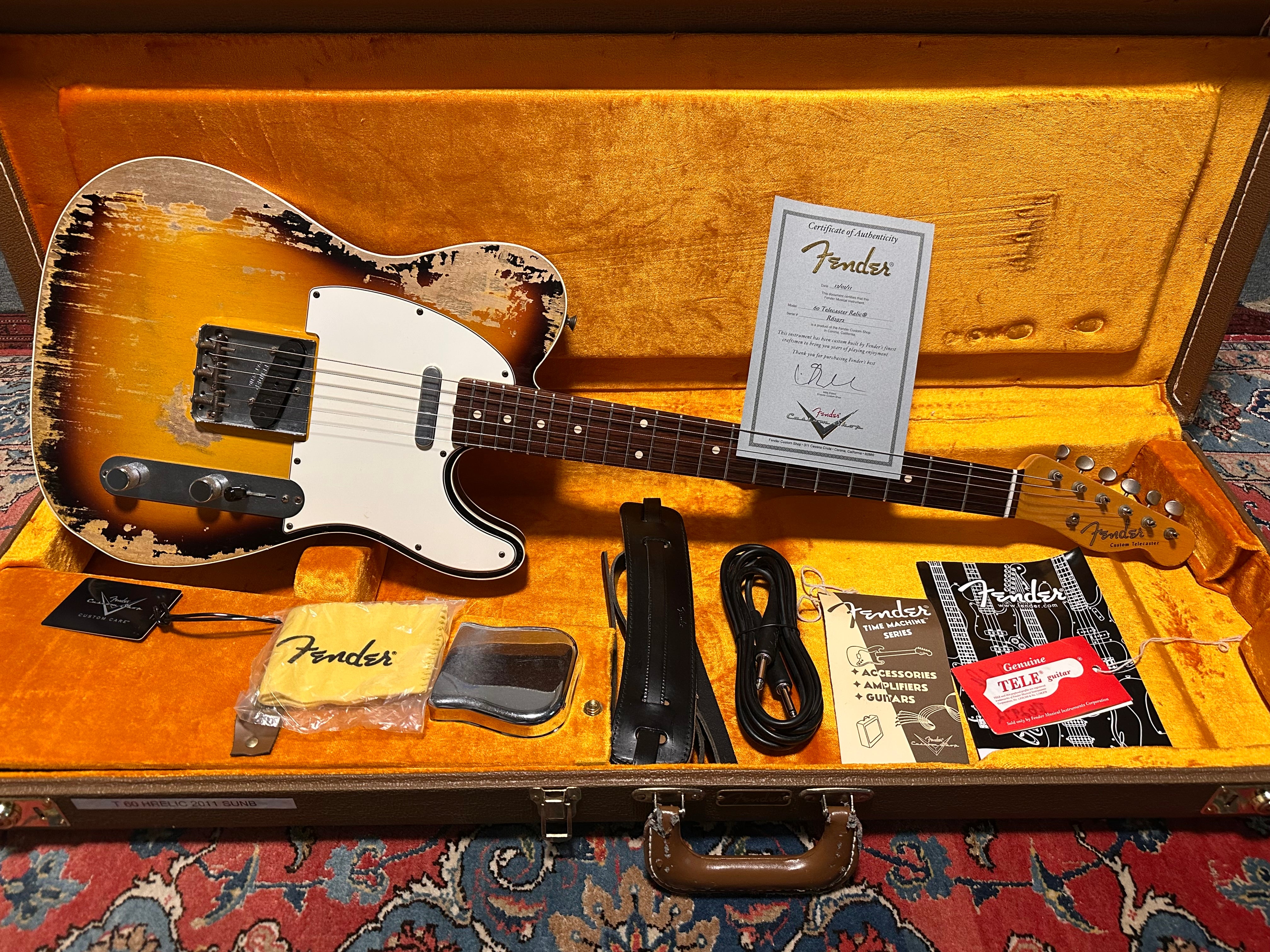 Fender Custom Shop '60 Heavy Relic Telecaster Custom 2011 Sunburst