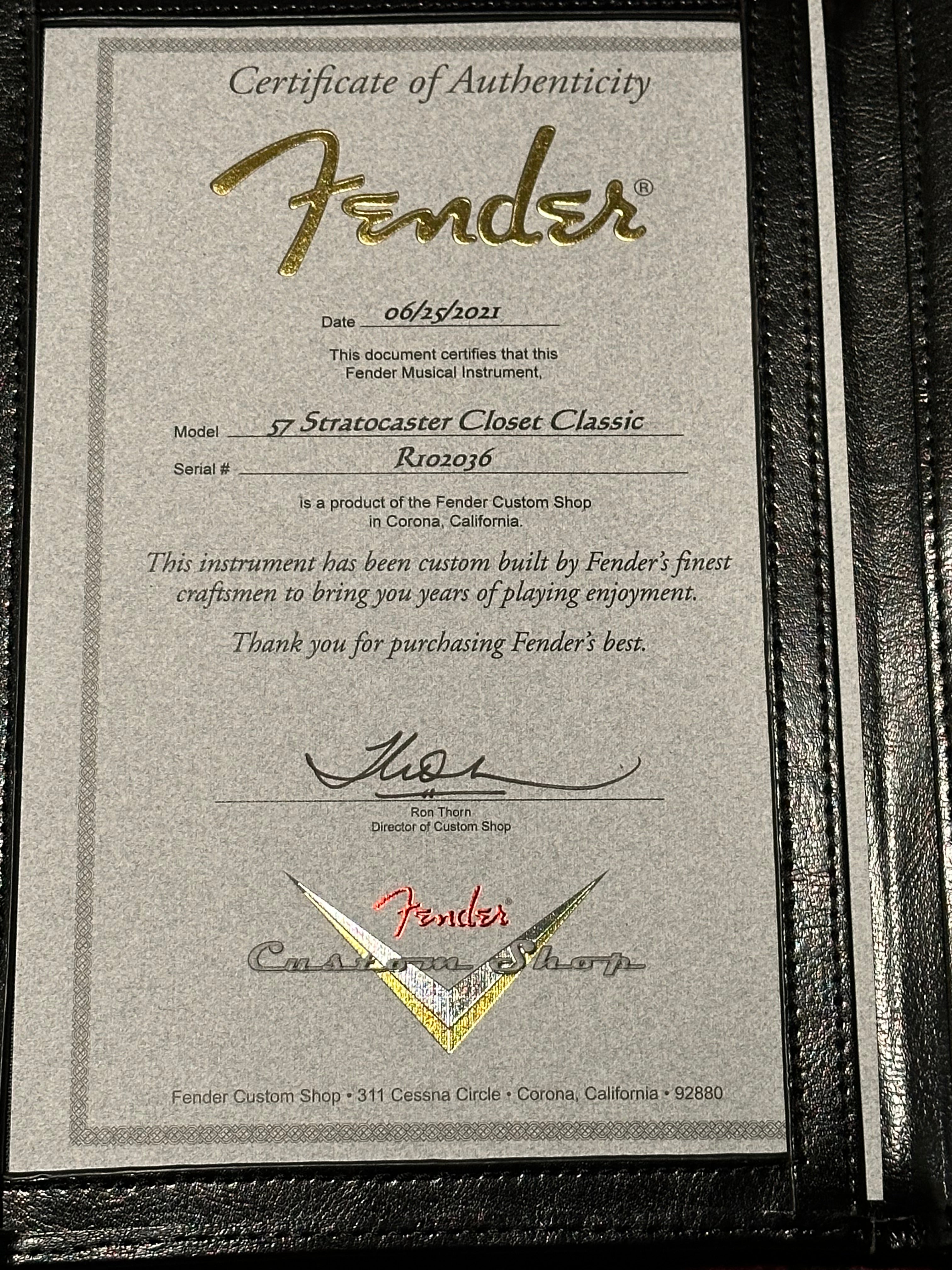 SOLD - Fender Custom Shop '57 "Mary Kaye" Closet Classic Stratocaster 2021 Aged White Blonde