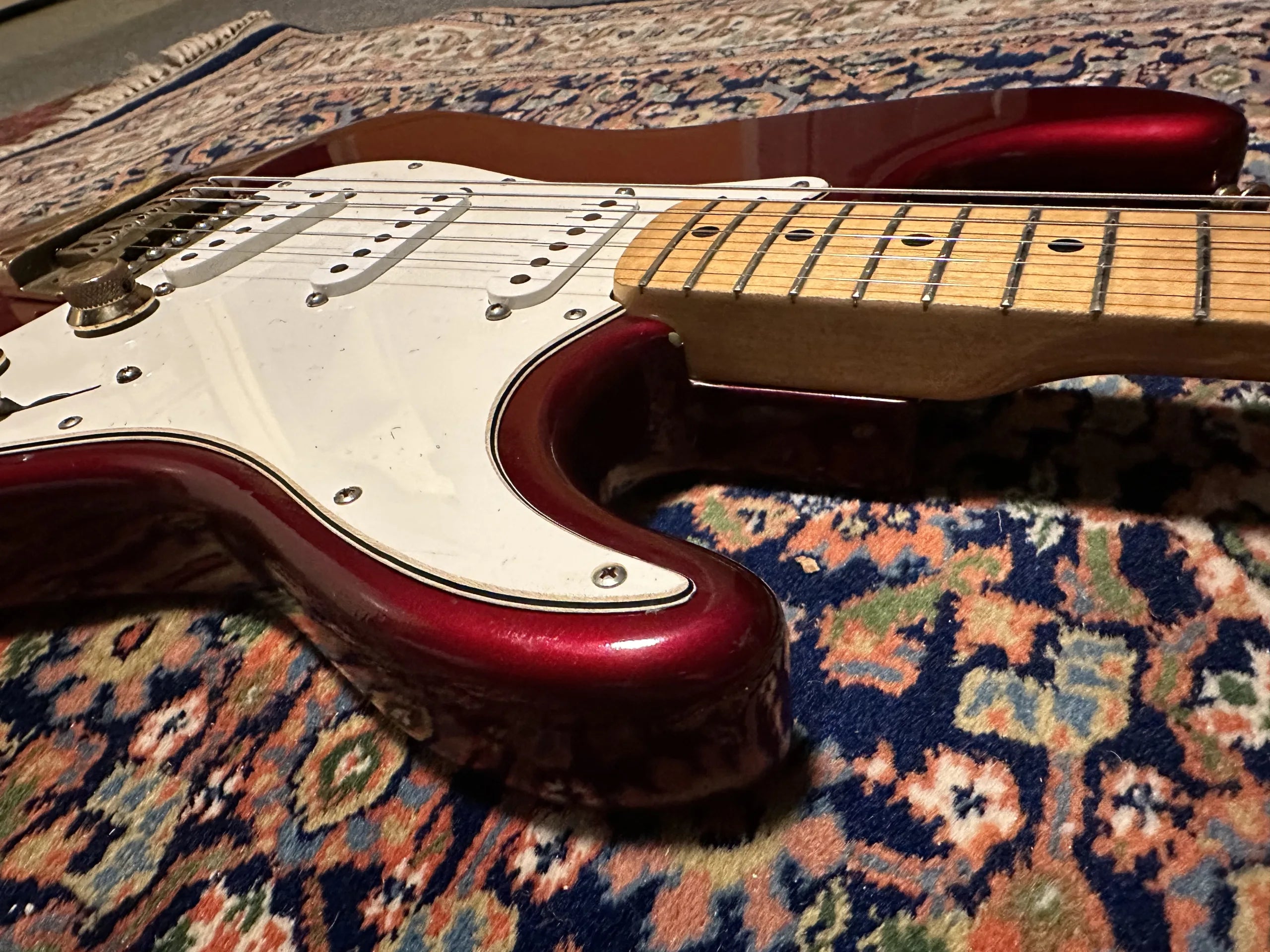 SOLD - 1981 Fender The Strat Candy Apple Red