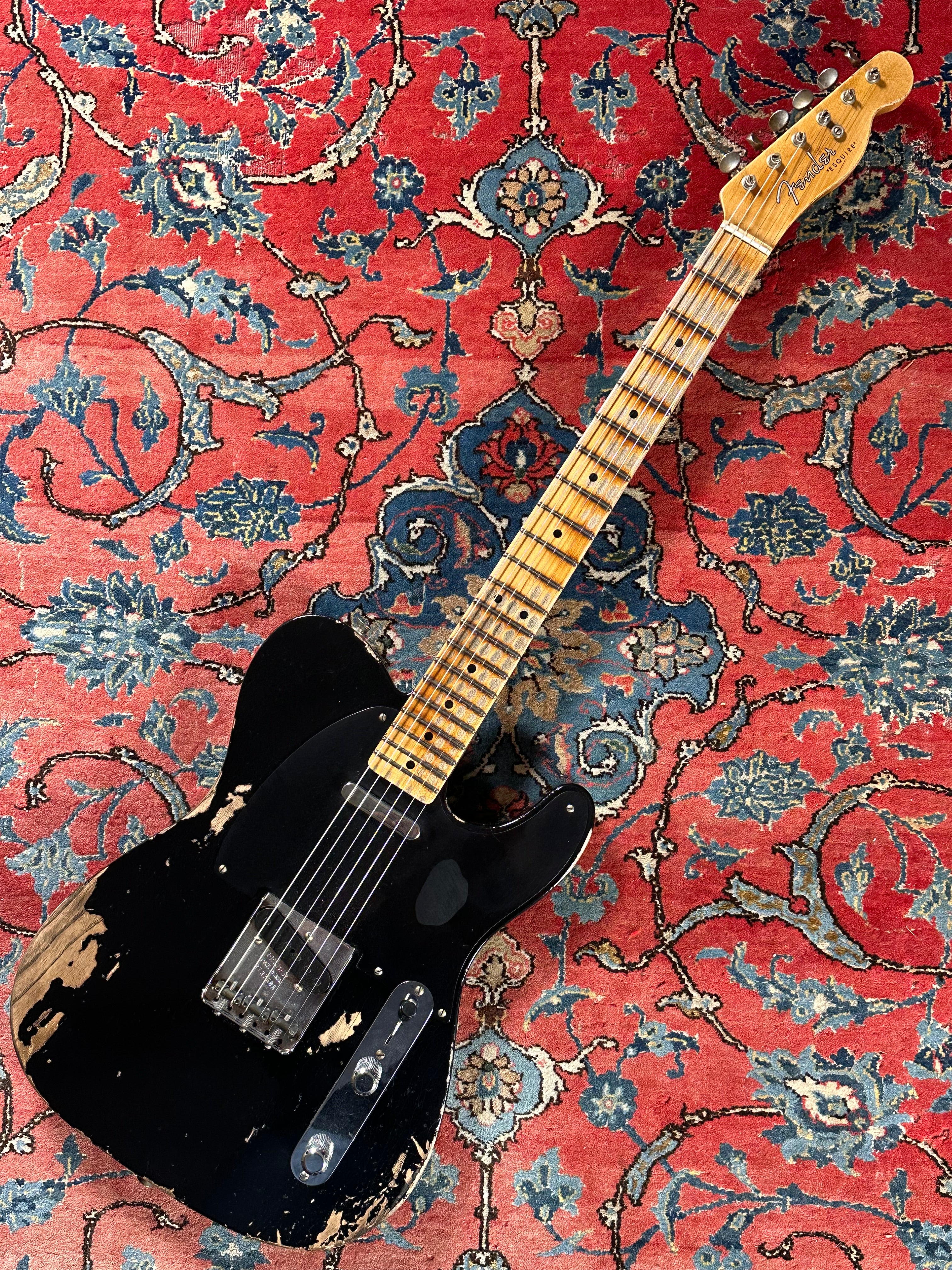 Fender Custom Shop '50 LTD Heavy Relic Double Esquire 2024 Black