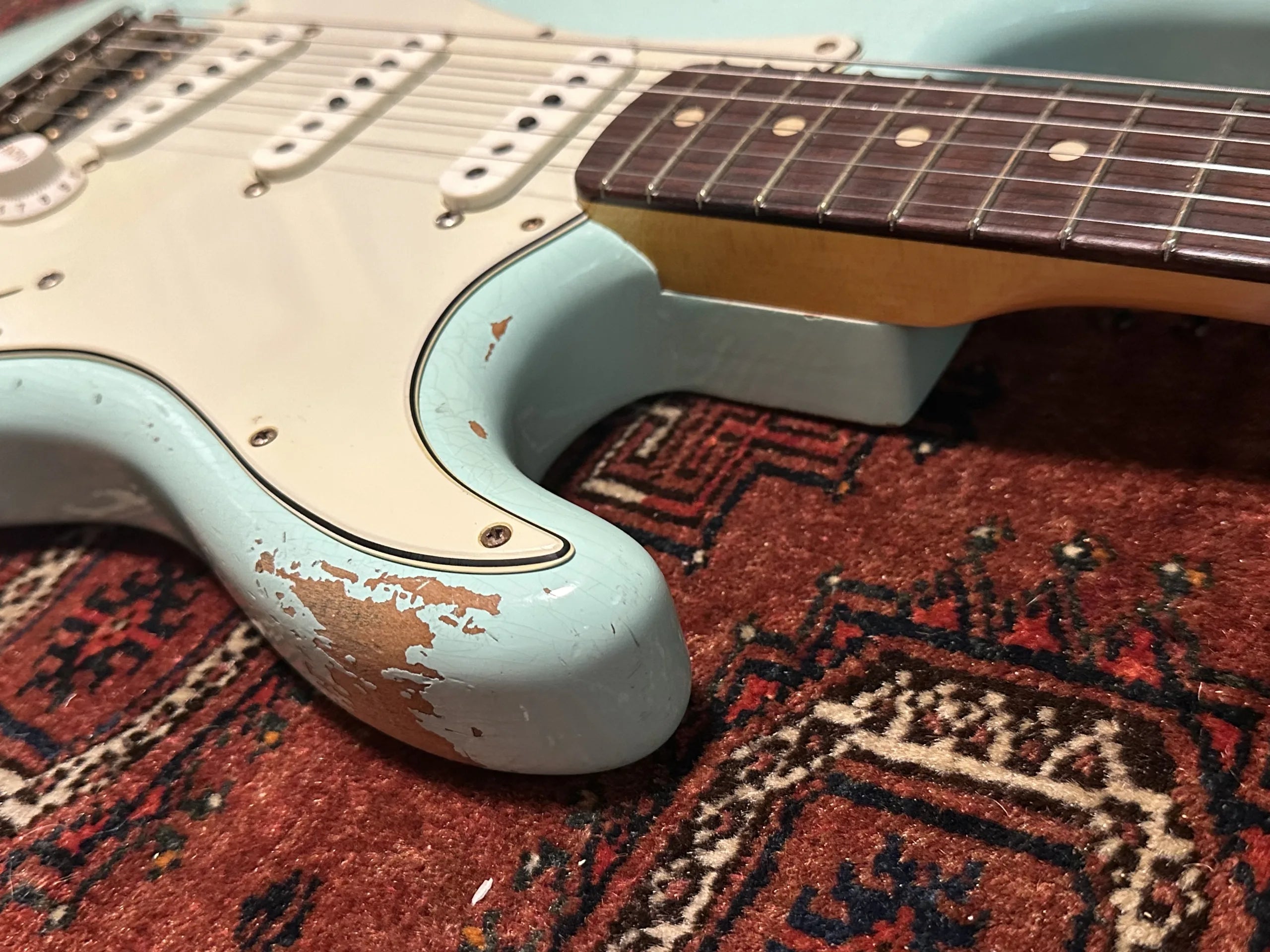 SOLD - 2021 Fender Custom Shop '60 Heavy Relic Stratocaster Surf Green