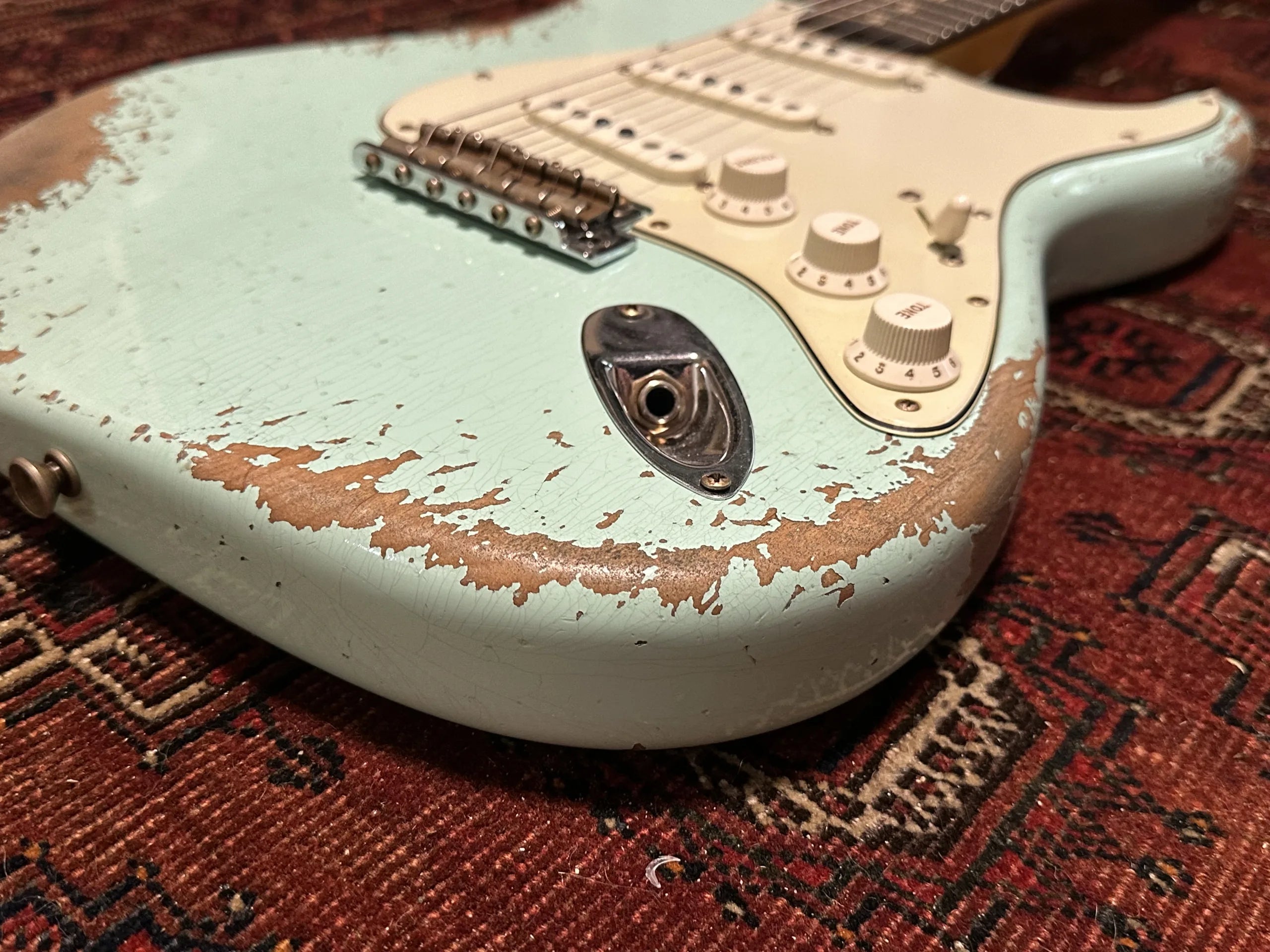 SOLD - 2021 Fender Custom Shop '60 Heavy Relic Stratocaster Surf Green