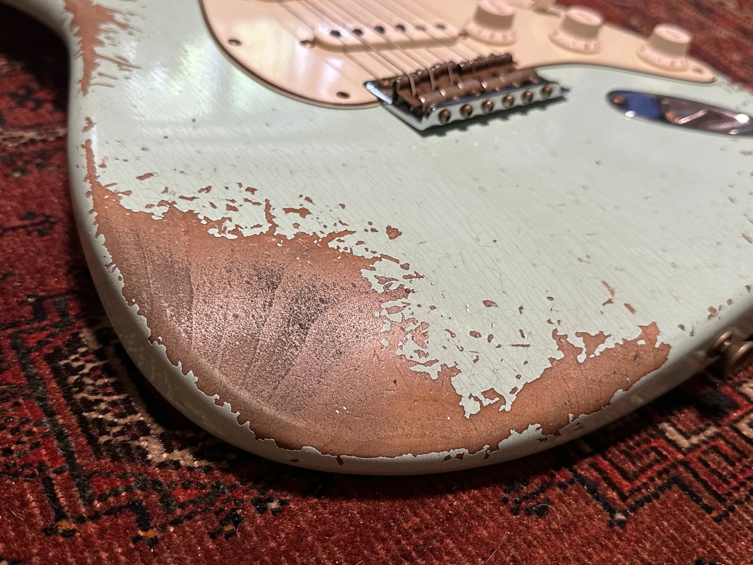 SOLD - 2021 Fender Custom Shop '60 Heavy Relic Stratocaster Surf Green