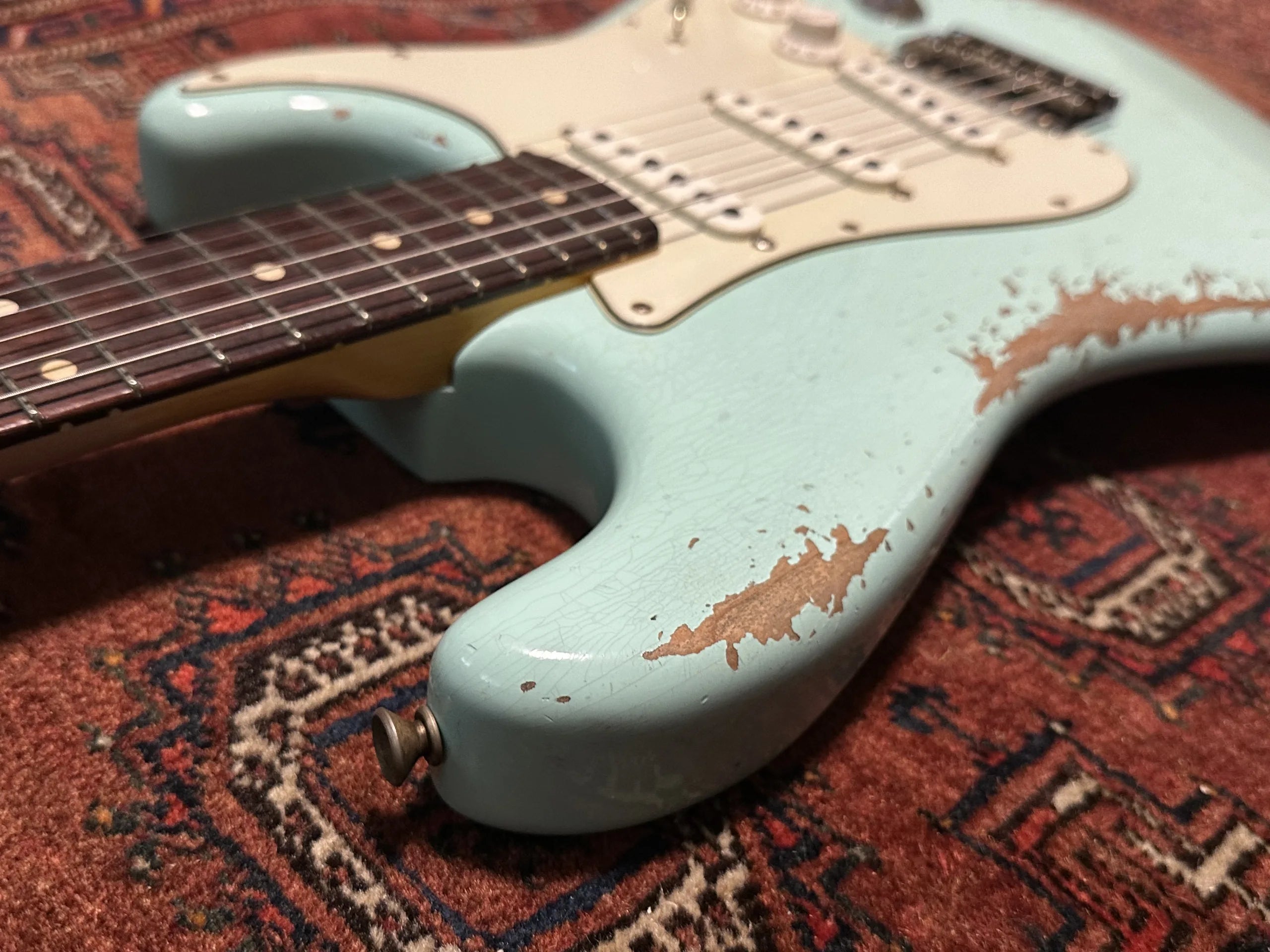 SOLD - 2021 Fender Custom Shop '60 Heavy Relic Stratocaster Surf Green