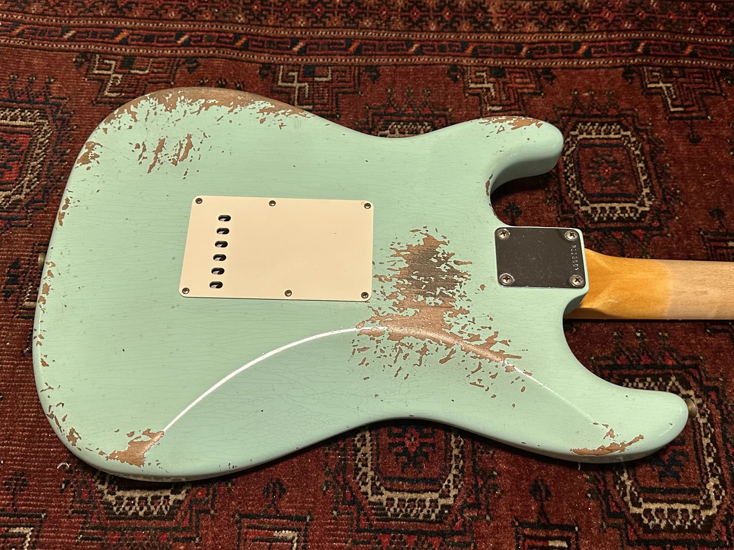 SOLD - 2021 Fender Custom Shop '60 Heavy Relic Stratocaster Surf Green
