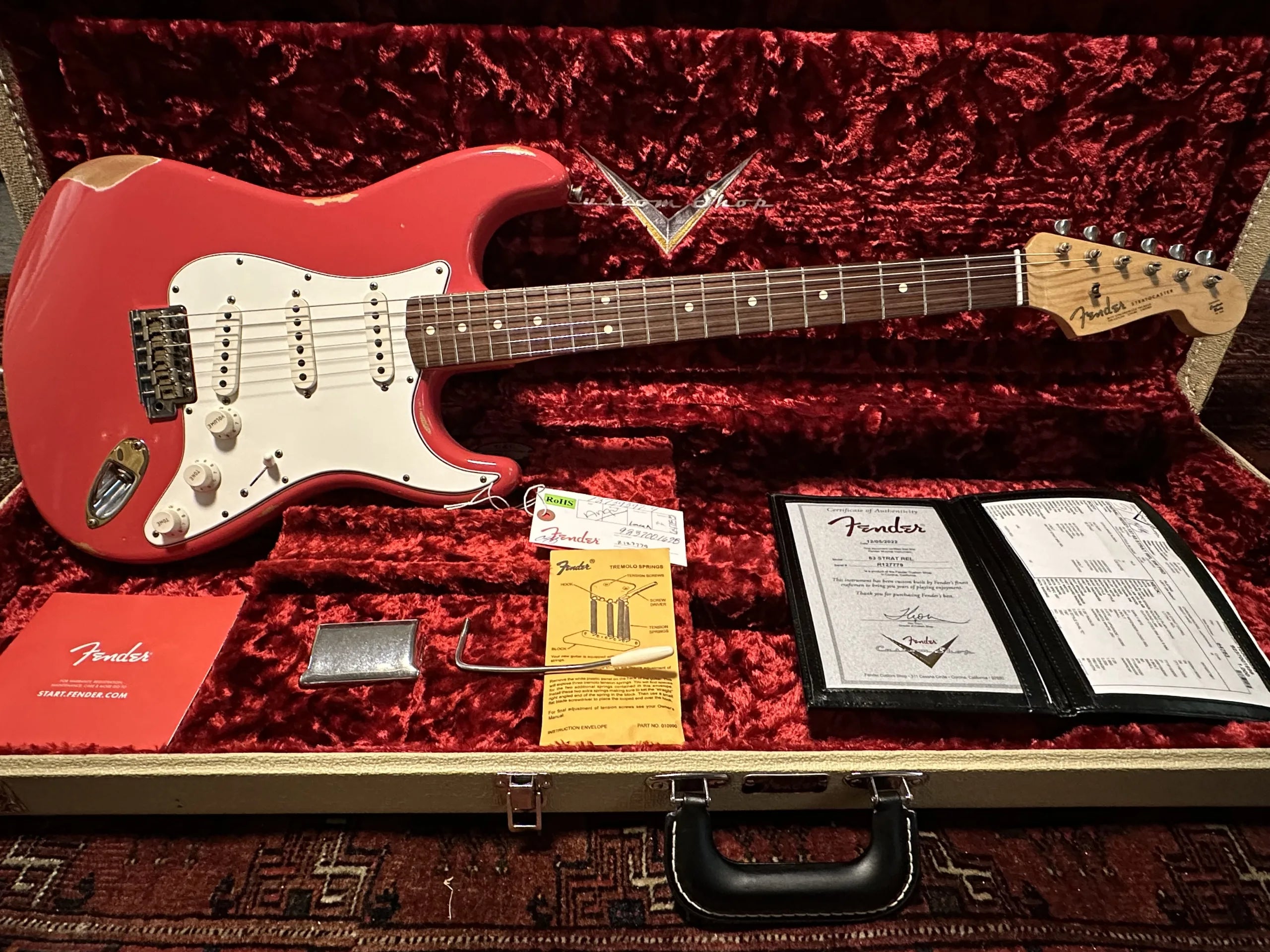 Fender Custom Shop '63 Relic Stratocaster 2022 Fiesta Red